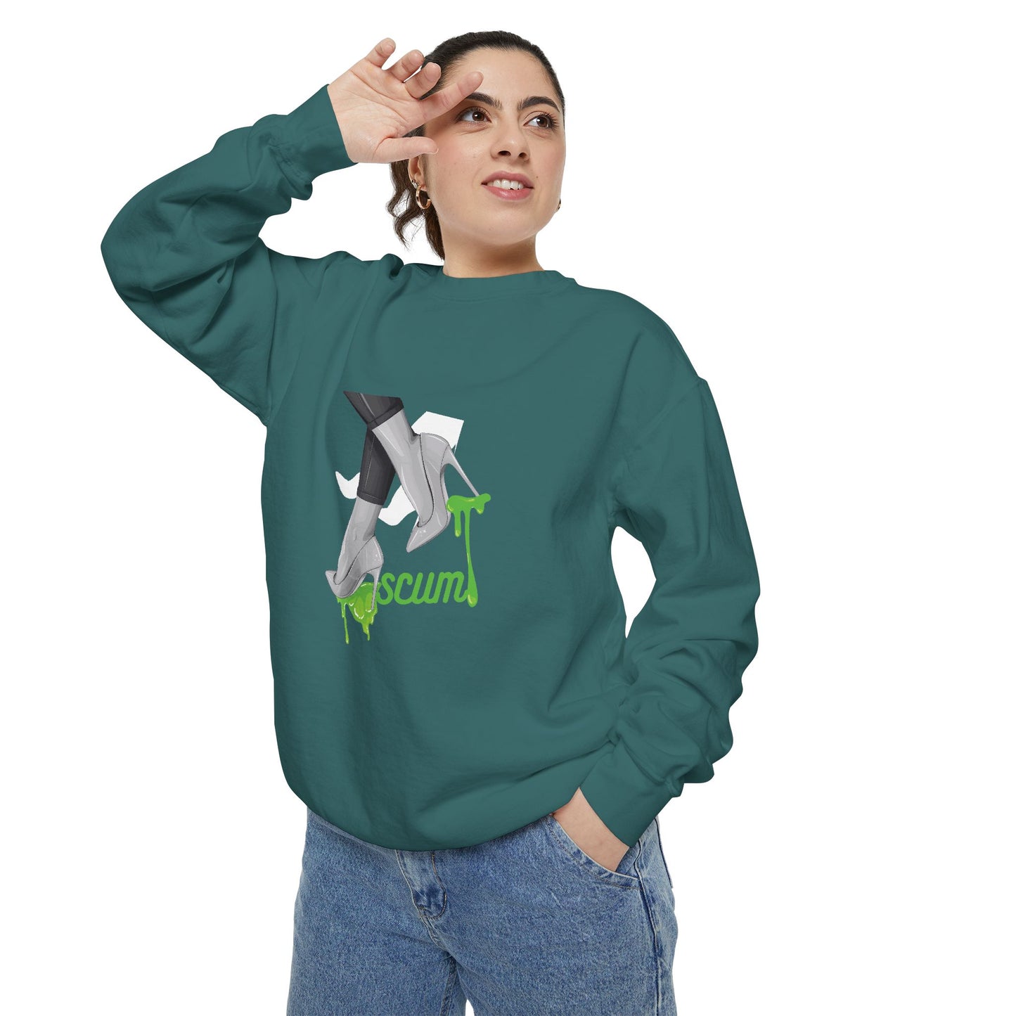 High Heels Dripping Scum Unisex Sweatshirt