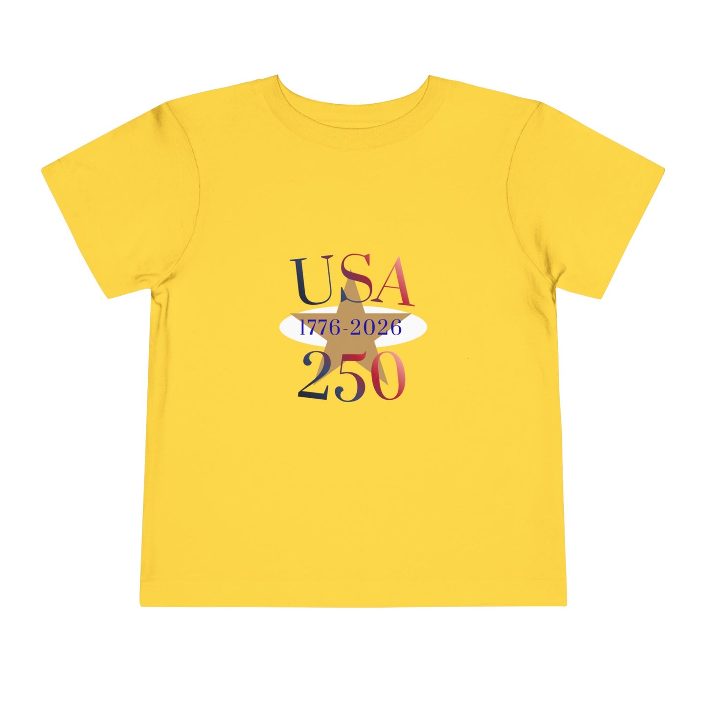 Toddler Tee - USA 250 1776-2026 Patriotic Independence Day Shirt