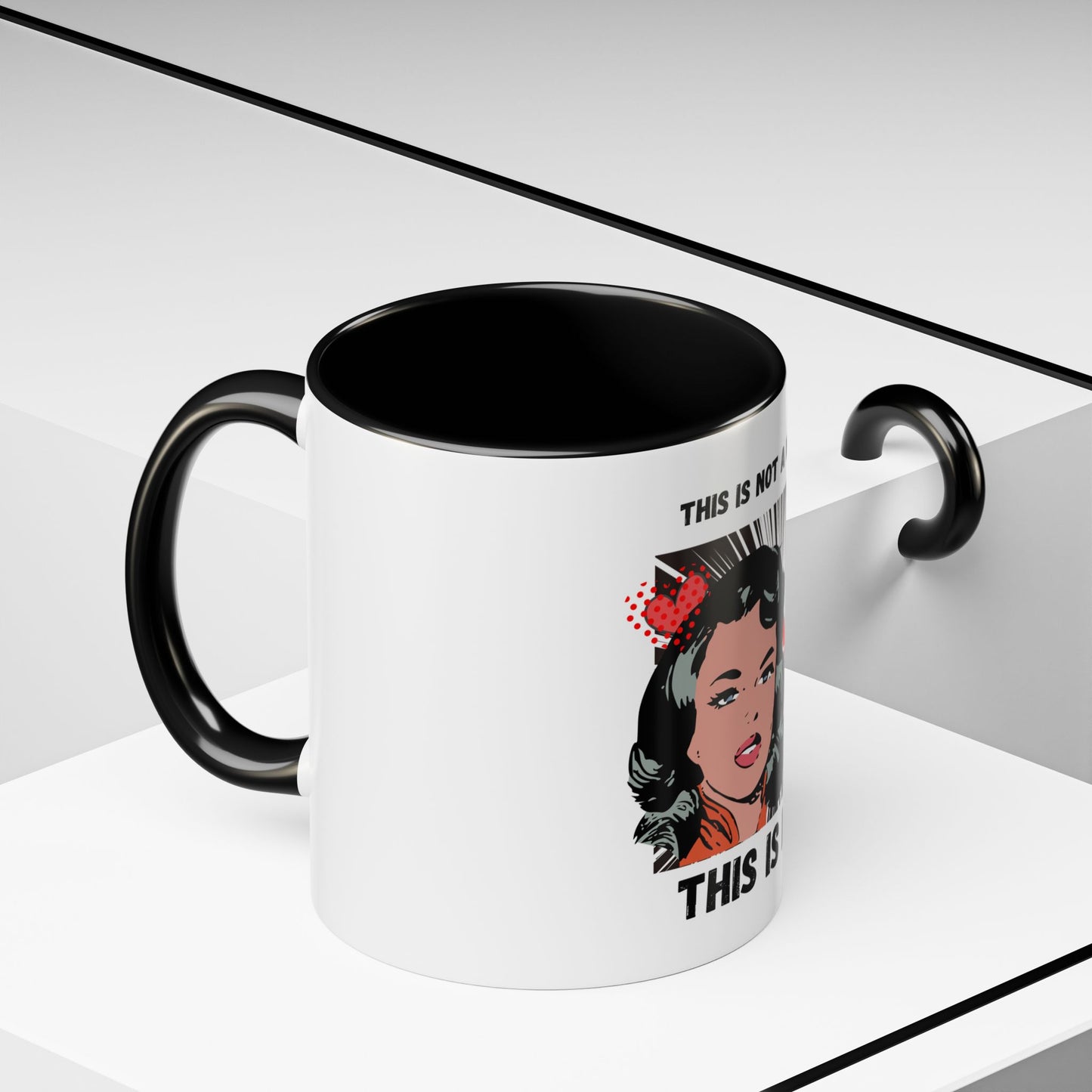 This Is Not A Mood Funny Coffee Mug -Gifts For Women, Friends, Ceramic, BPA-Free