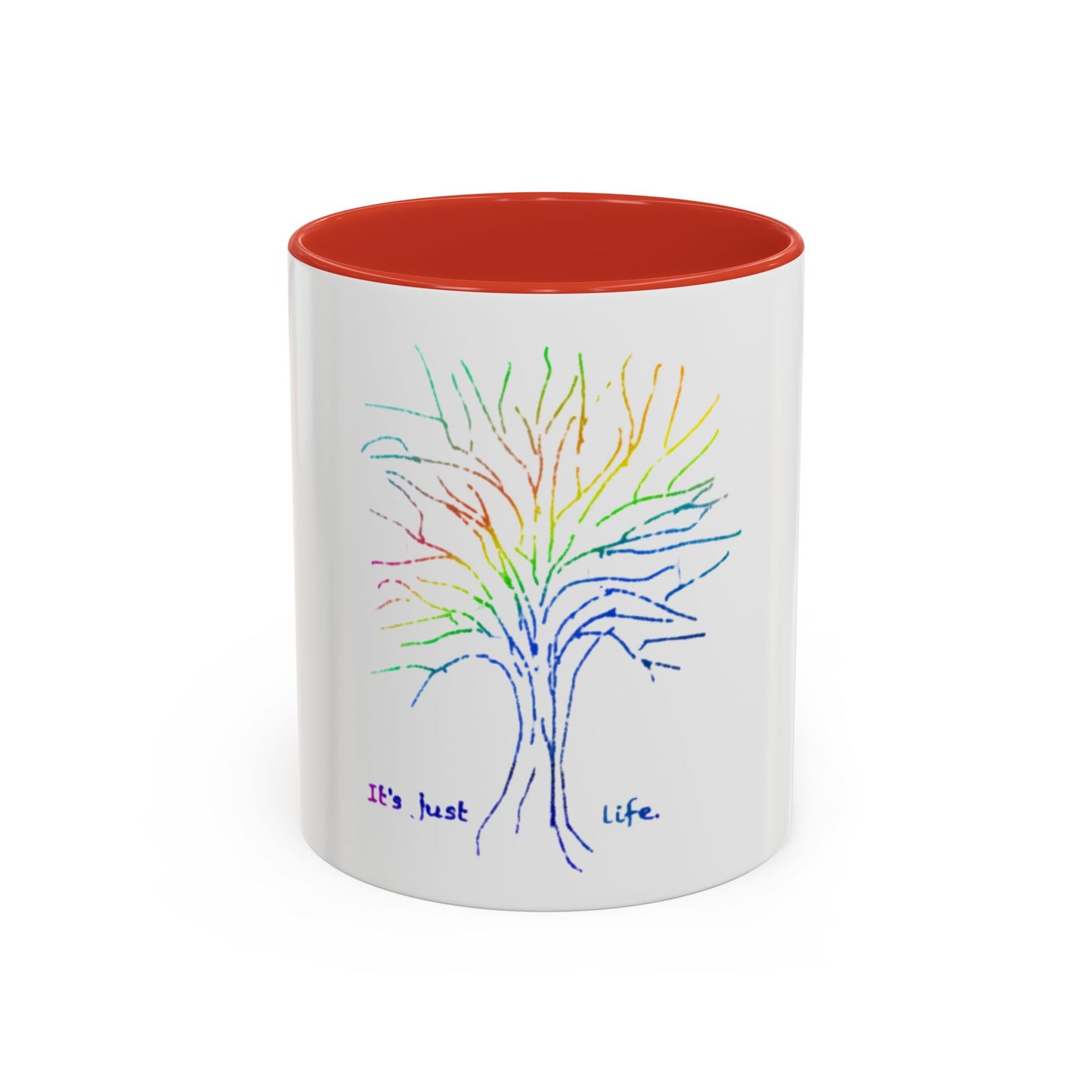 Rainbow Tree Coffee Mug, It’s Just Life