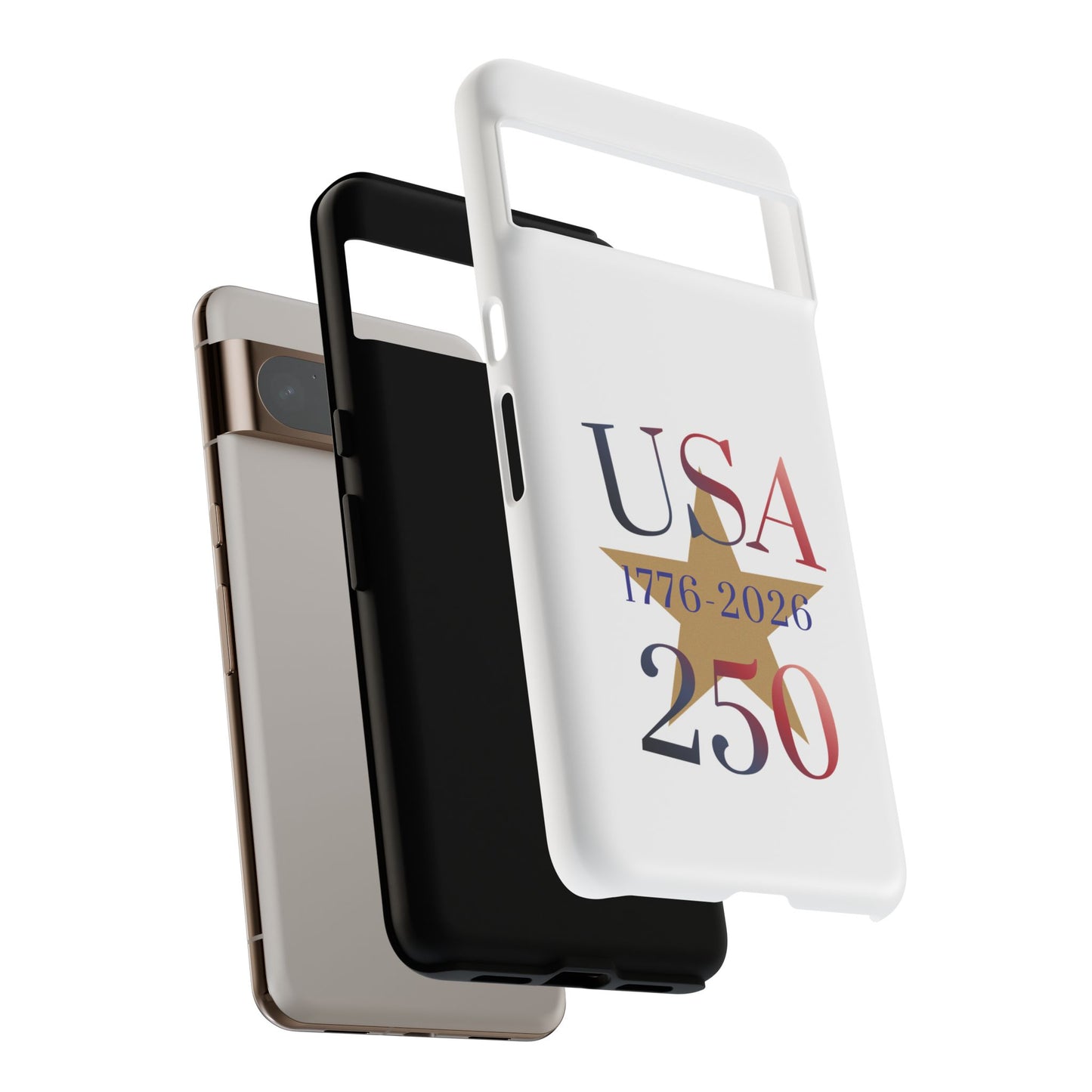 USA 250 Phone Case — 1776–2026 Bicentennial Celebration Protective Case