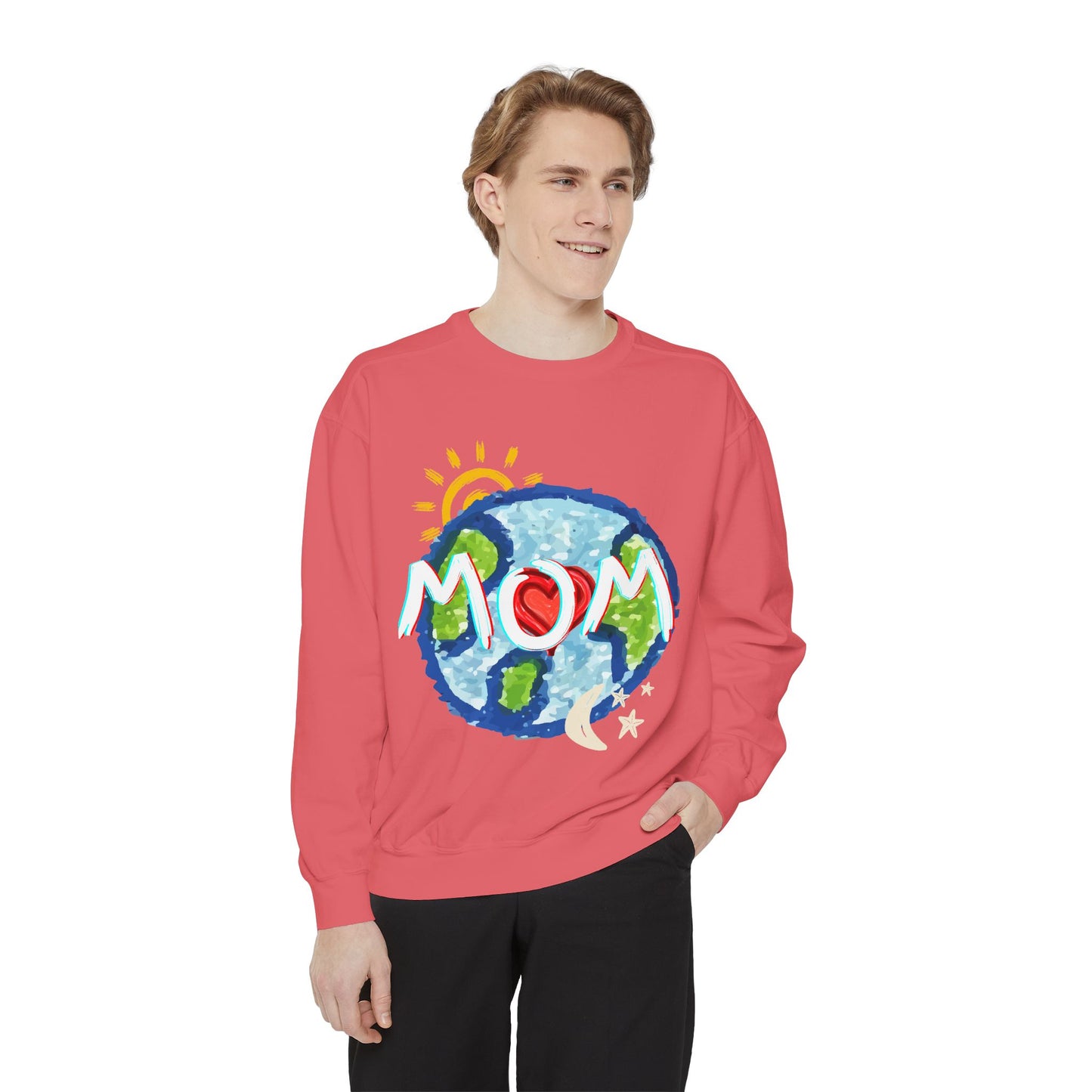 Mom’s World Graphic Unisex Sweatshirt for Mother’s Day