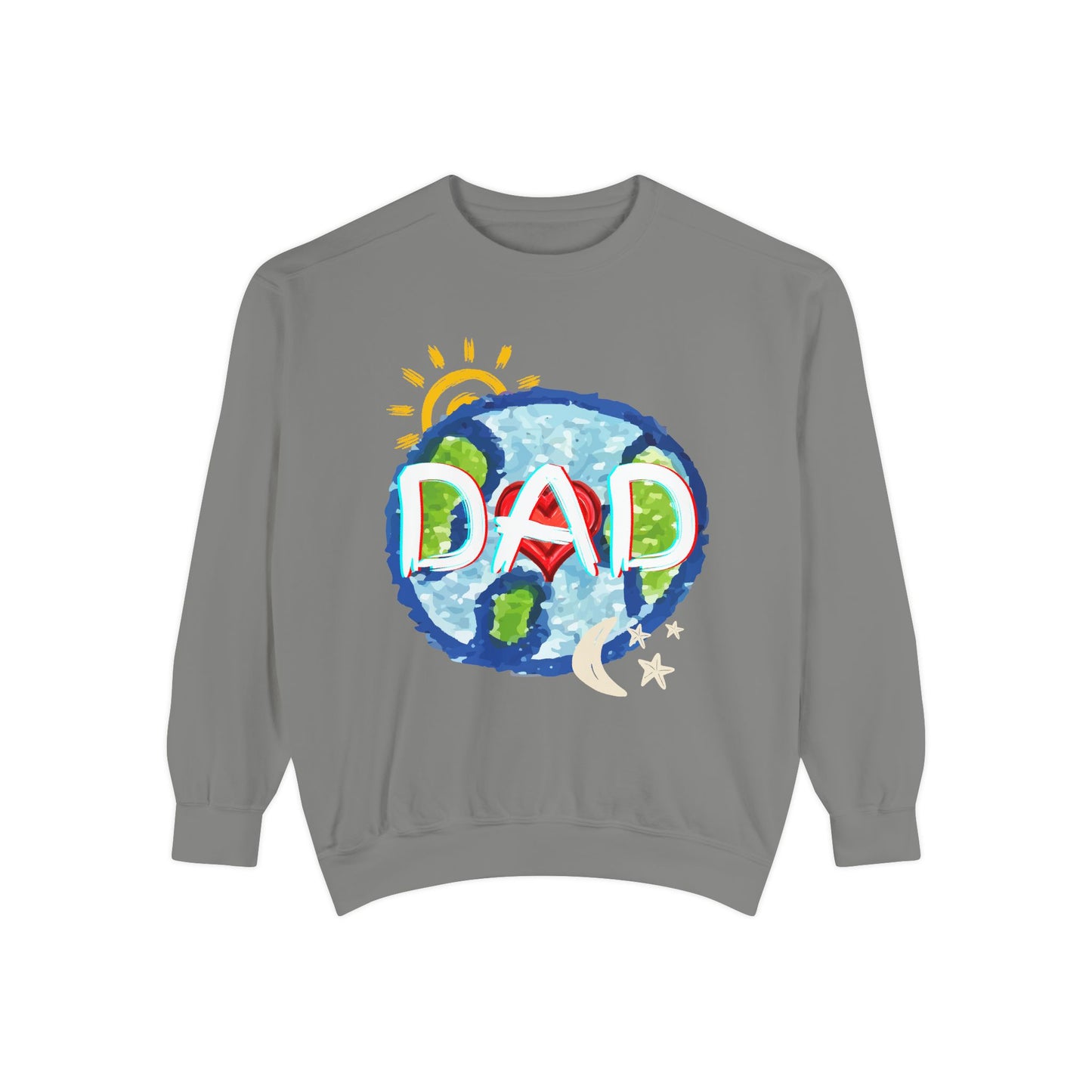 Dad's World Graphic Unisex Sweatshirt for Father's Day