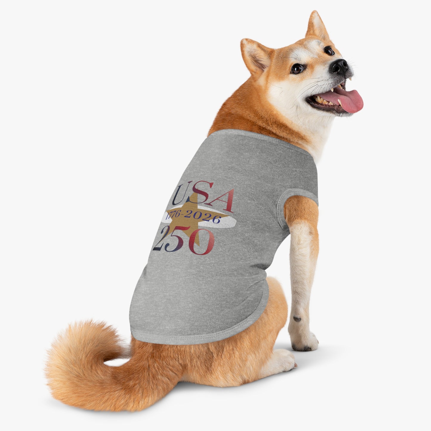 USA 250 Pet Tank Top — Patriotic Fourth of July Shirt