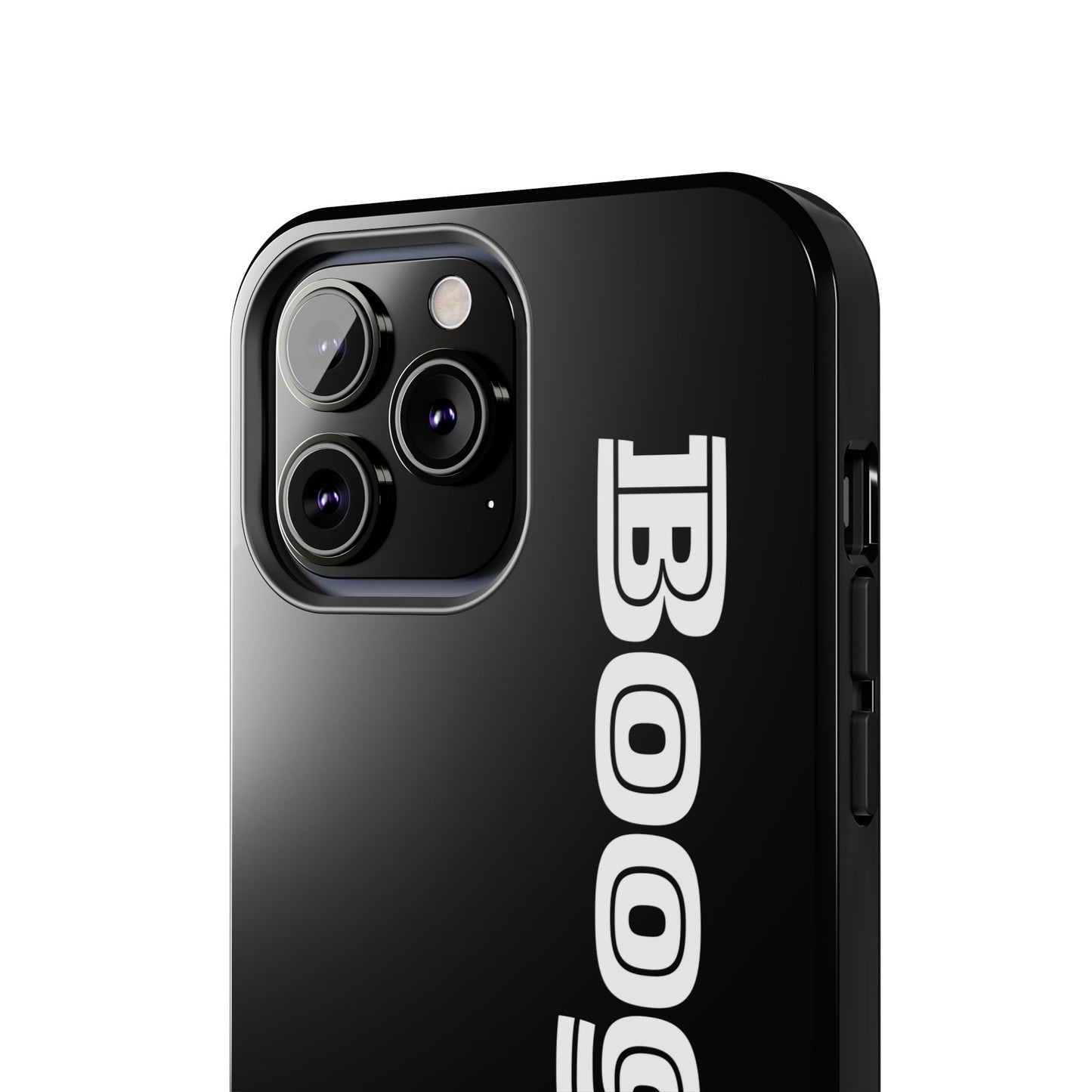 Boogie Black Tough Phone Cases, iPhone Samsung cases, wireless charging, gender neutral women men friends kids teens gift birthday Christmas