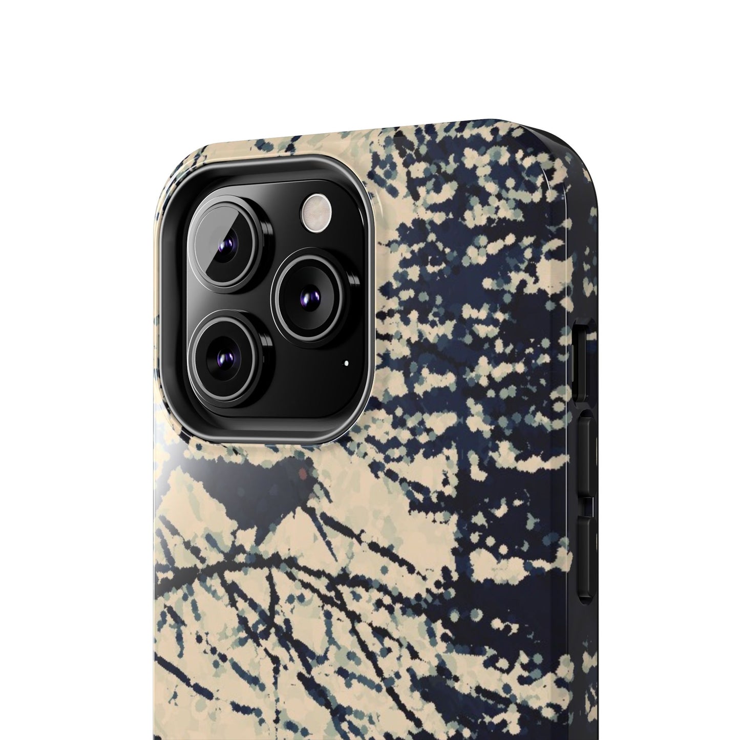 Crows in Forest Tough Phone Cases, iPhone & Samsung cases, wireless charging, crows, trees, birds, original artwork, gifts, Halloween