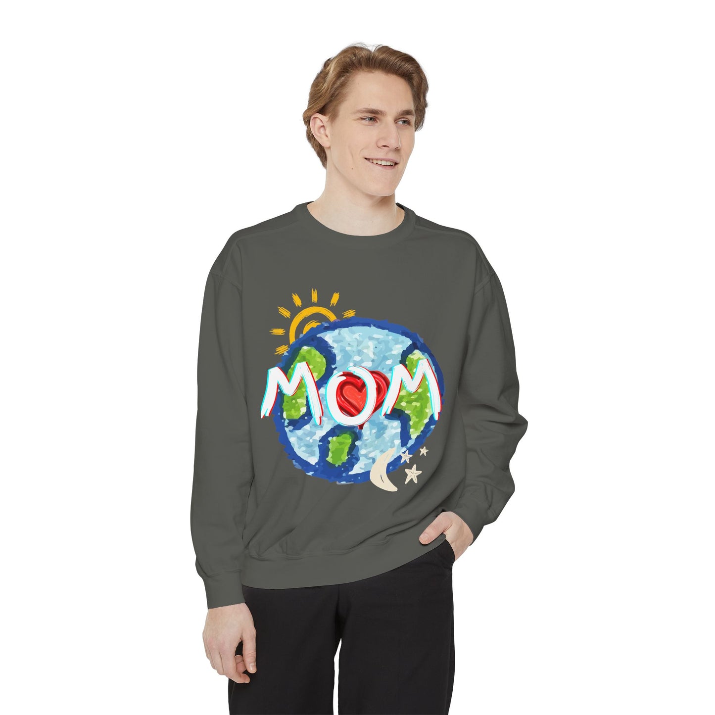 Mom’s World Graphic Unisex Sweatshirt for Mother’s Day