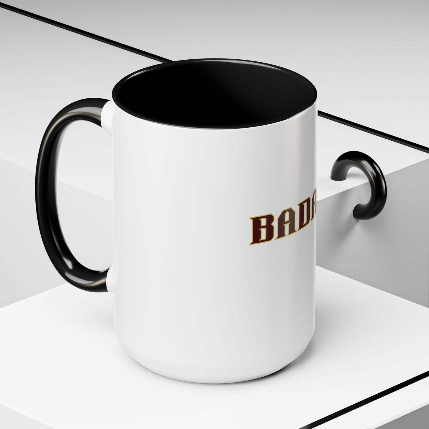Badass Coffee Mug, Strong Empowered Bold Confident Gifts For Friends Mom Sister Dad Ceramic BPA-Free Gift