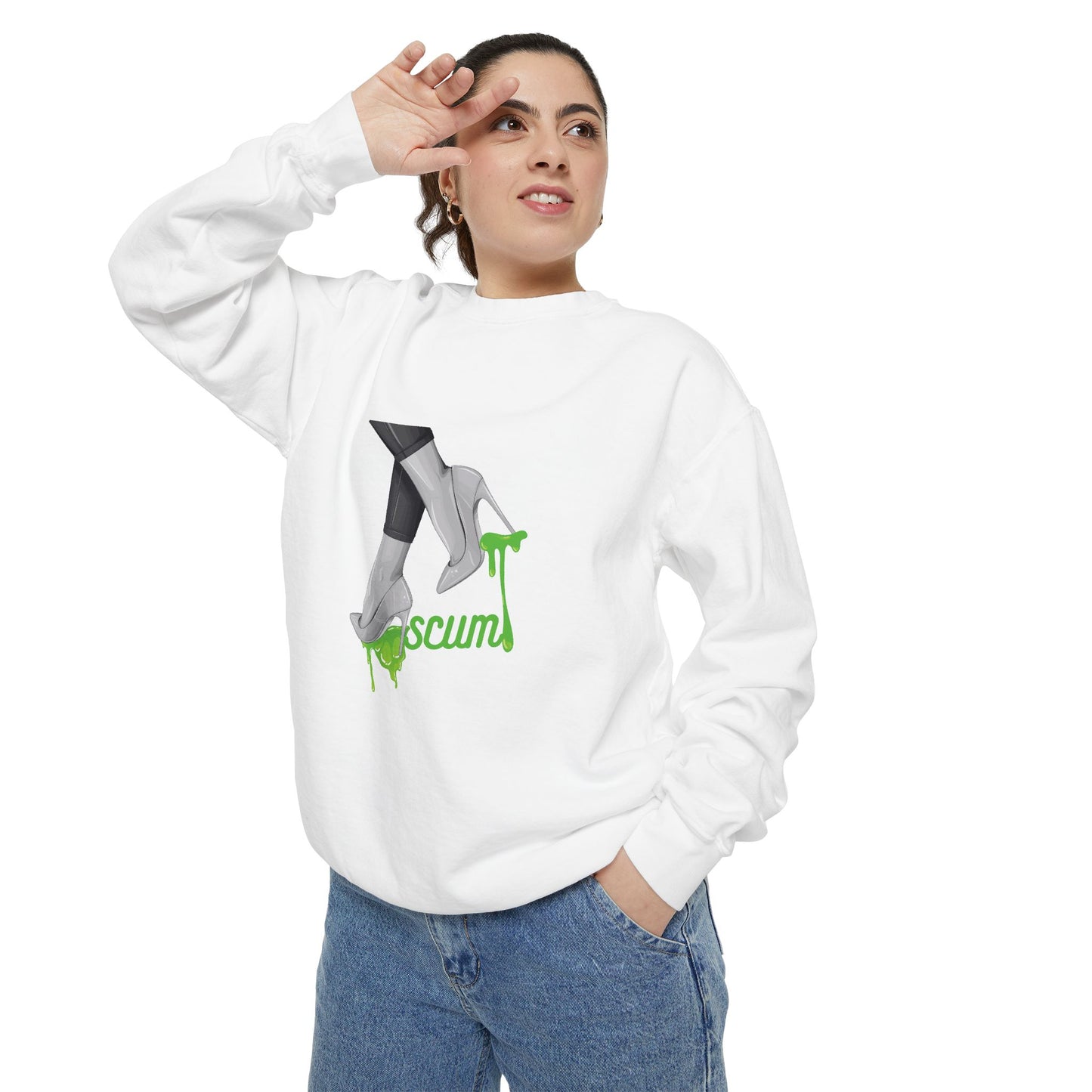 High Heels Dripping Scum Unisex Sweatshirt