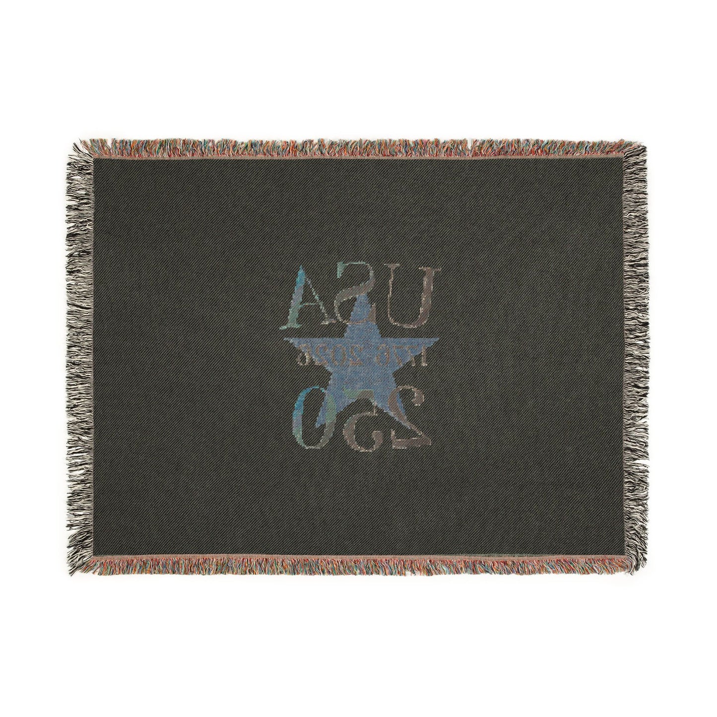 USA 250 Anniversary Woven Blanket — Commemorative Patriotic Throw