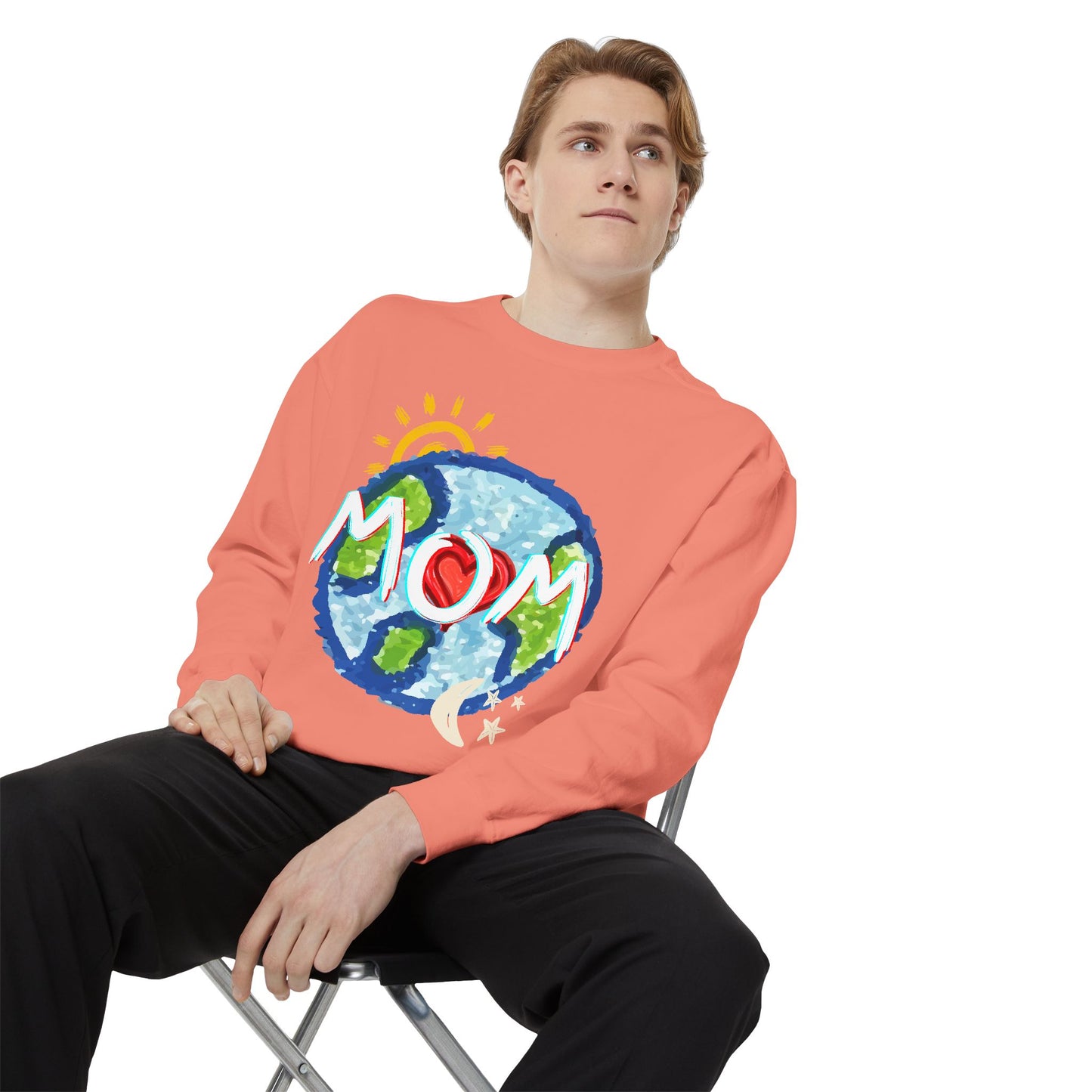 Mom’s World Graphic Unisex Sweatshirt for Mother’s Day