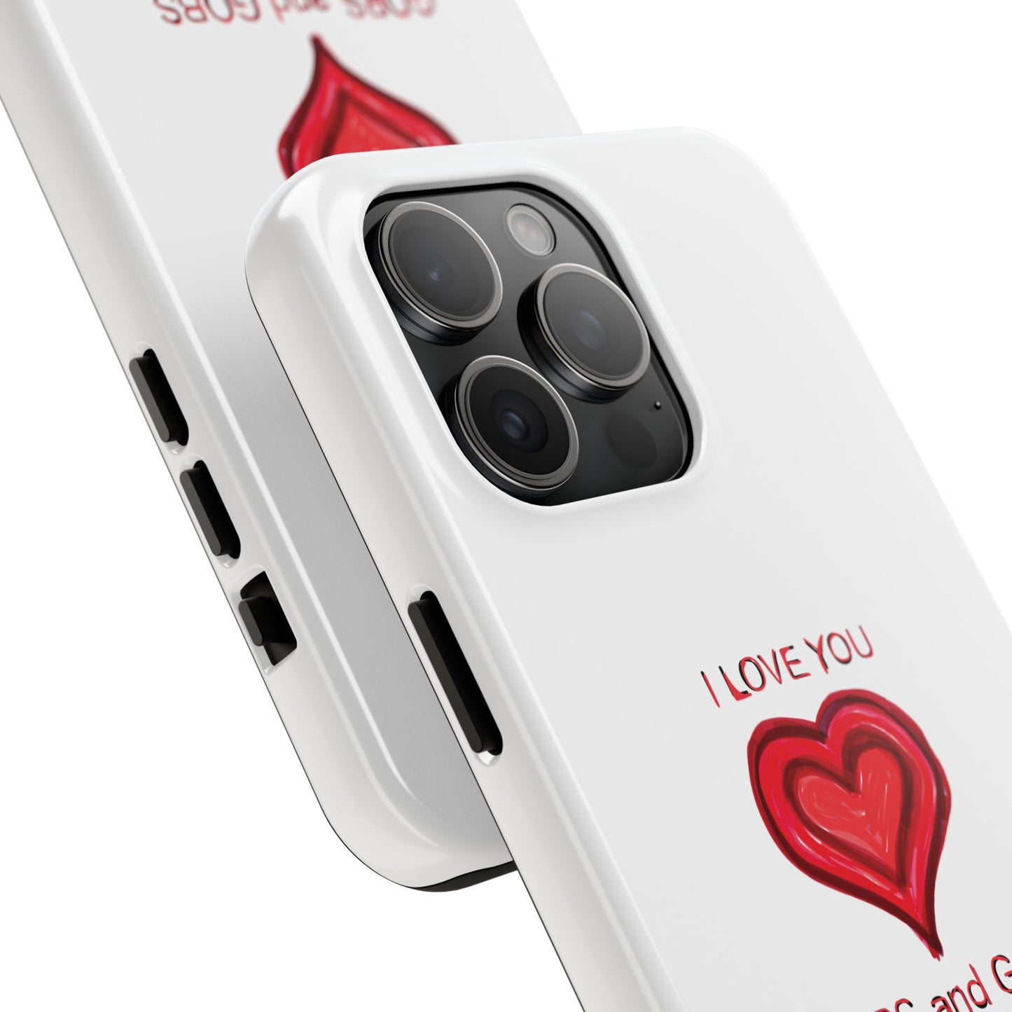 Heartfelt I Love You Gobs and Gobs Tough Phone Cases, iPhone & Samsung Cases, Wireless Charging, Gender Neutral Gifts, Valentines, Christmas