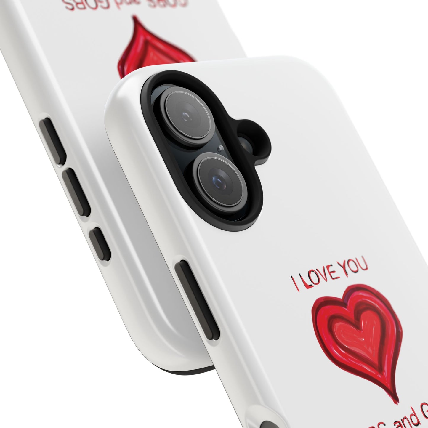 Heartfelt I Love You Gobs and Gobs Tough Phone Cases, iPhone & Samsung Cases, Wireless Charging, Gender Neutral Gifts, Valentines, Christmas