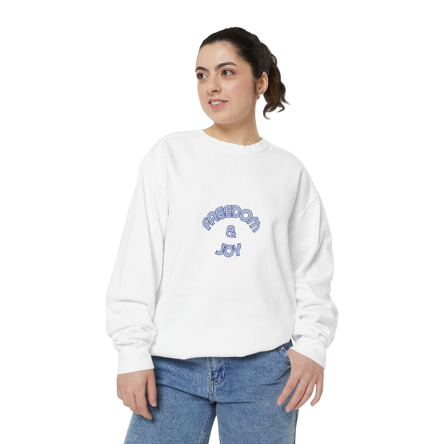 Freedom & Joy Unisex Sweatshirt - America Equality Love Election Gift Comfy