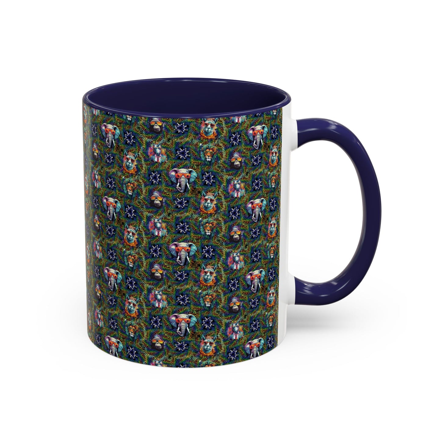 Wild & Cool Creatures Coffee Mug, Tea Cup, 5 Colors, Ceramic, BPA-Free, Gift Mom Dad Teen Kid Friend Coworker Birthday Christmas Cheap Gift