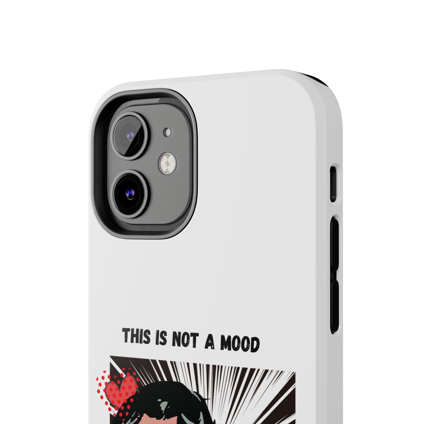 This is Not a Mood Tough Phone Cases, iPhone & Samsung cases, wireless charging, attitude, snarky, fun, gifts for women, gifts for friends