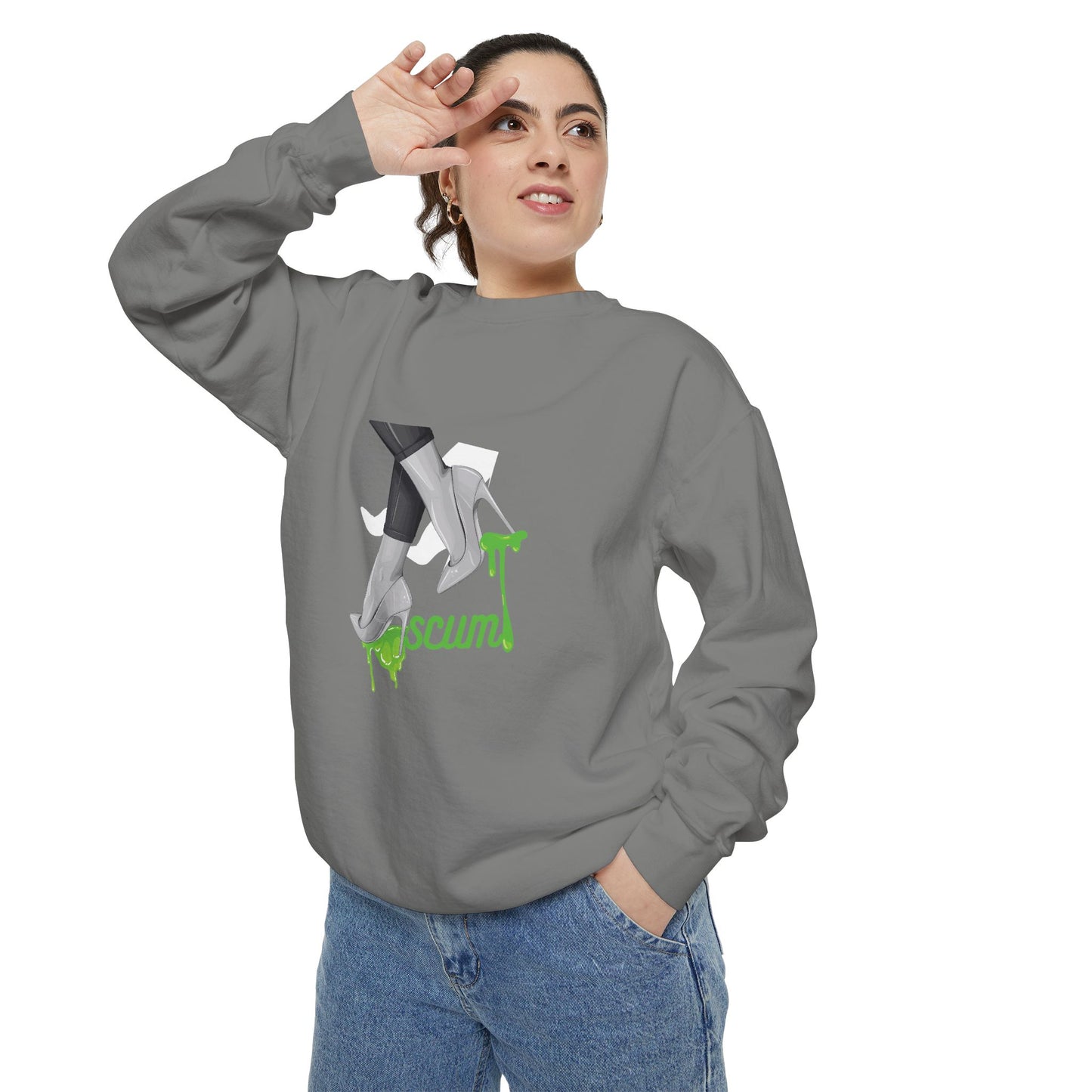 High Heels Dripping Scum Unisex Sweatshirt