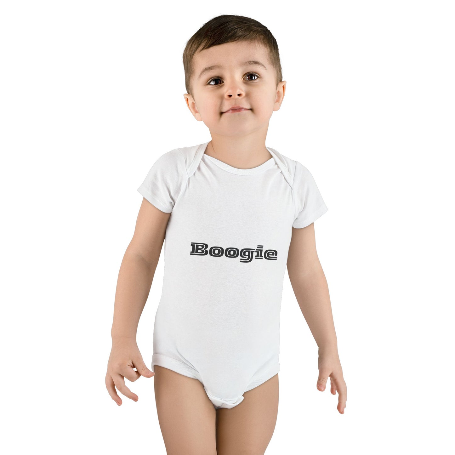 Boogie Onesie® Organic Baby Bodysuit, 100 percent cotton, gender neutral, gift boys girls birthday baby shower Christmas Mothers Fathers Day