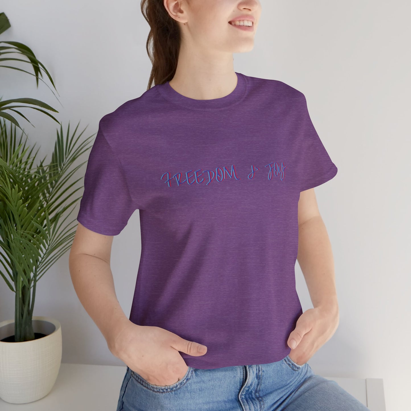 Freedom & Joy Unisex Tee - America Pride Equality Love Election Gift