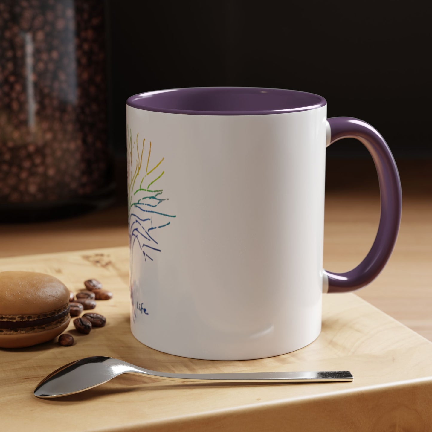 Rainbow Tree Coffee Mug, It’s Just Life