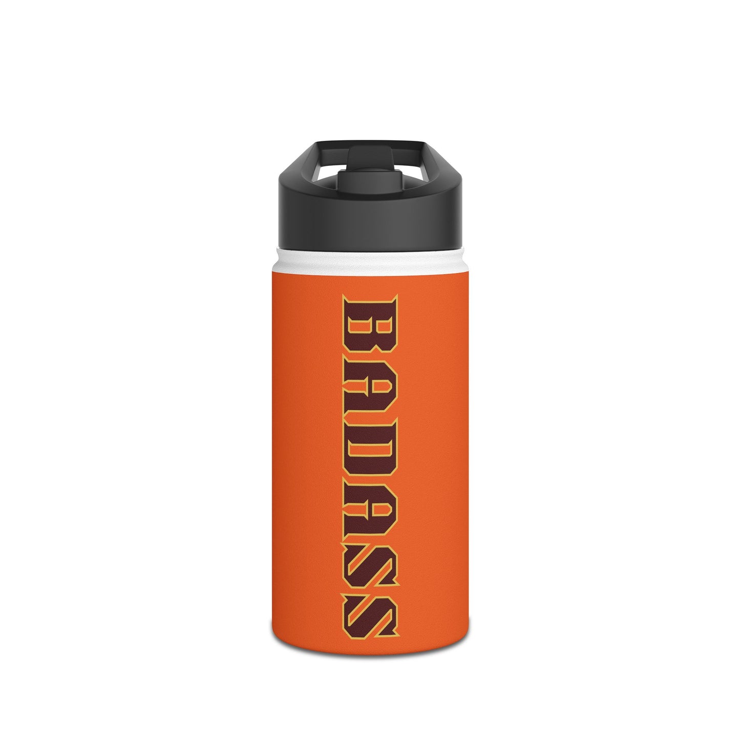 Badass Stainless Steel Water Bottle, Strong, Confident, Empowered, Bold, Exercise, Workout, Eco Friendly, Gender Neutral, Men, Women, Gifts