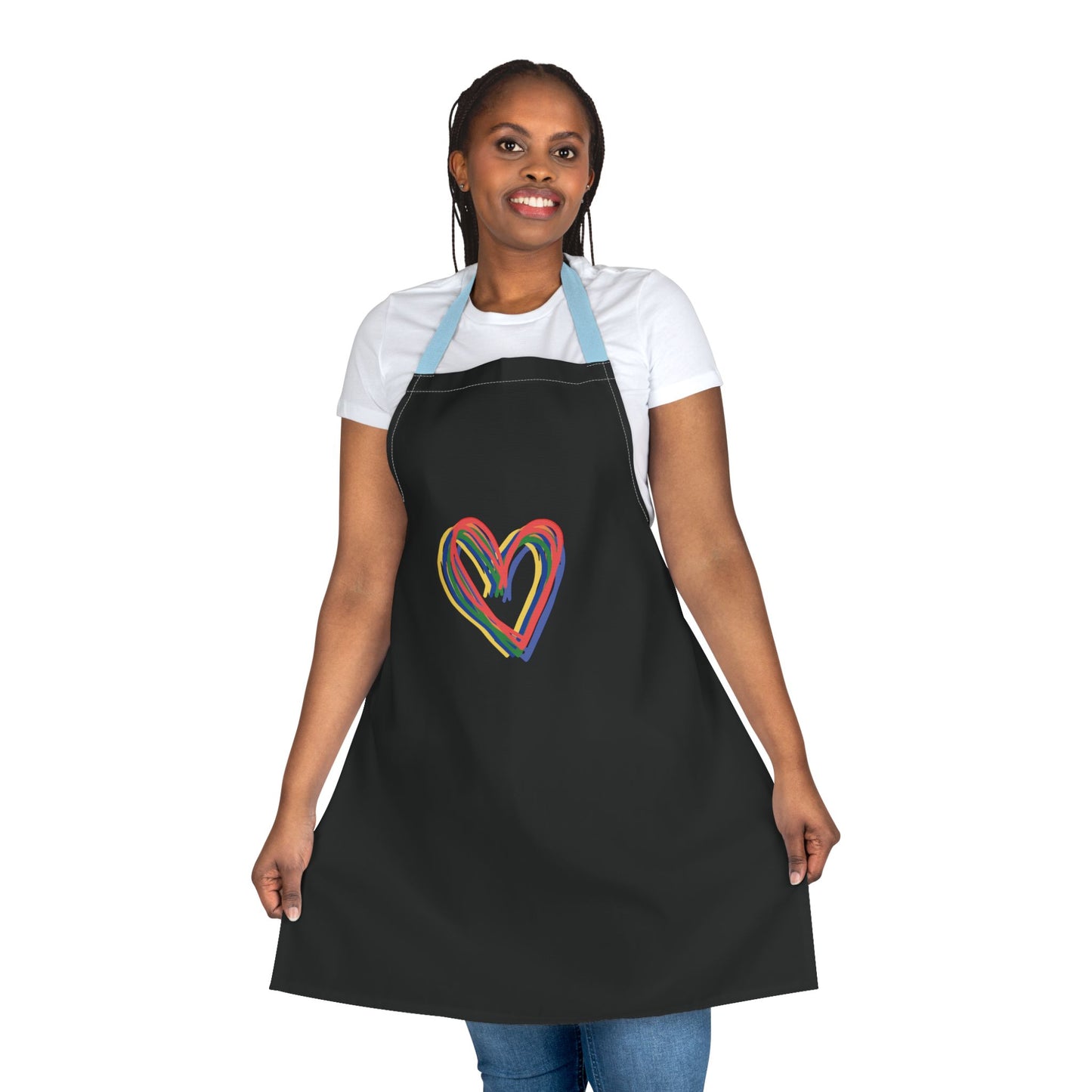 Rainbow Hearts Apron