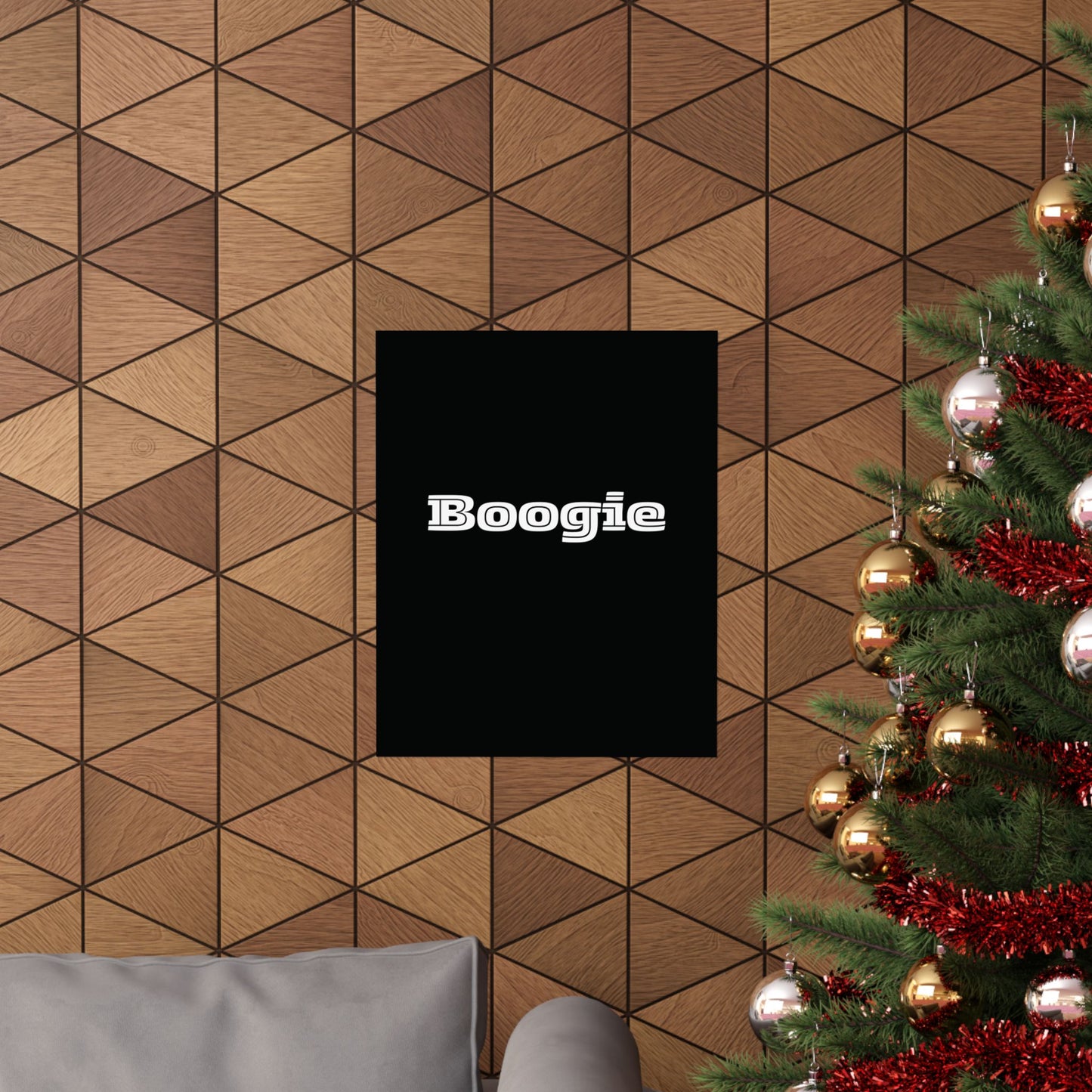 Boogie Black Matte Vertical Poster, Dance, Wall Art, You Frame, Home Decor, Dorm, Gift, Gender Neutral, Under 20 Dollars, Birthday Christmas
