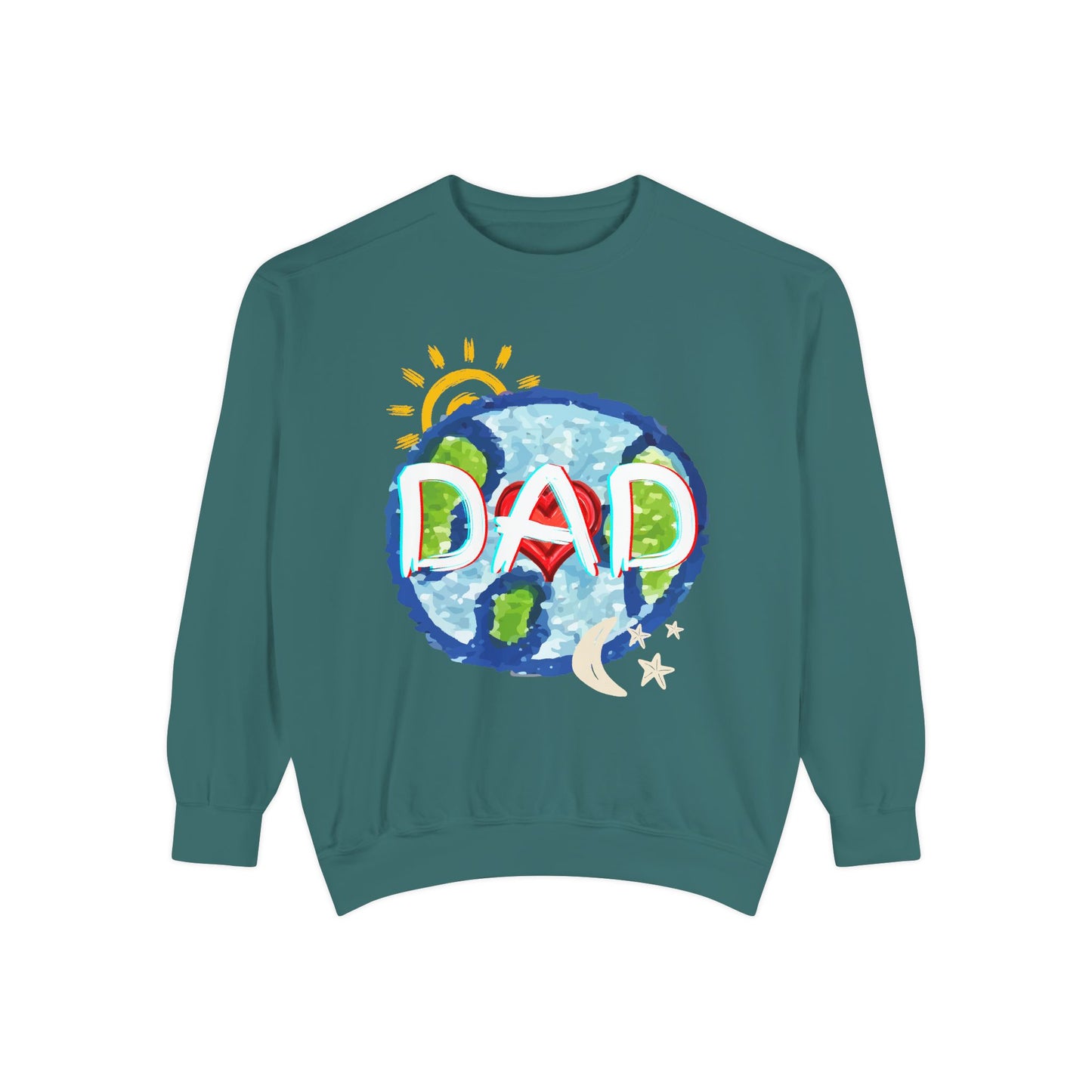 Dad's World Graphic Unisex Sweatshirt for Father's Day