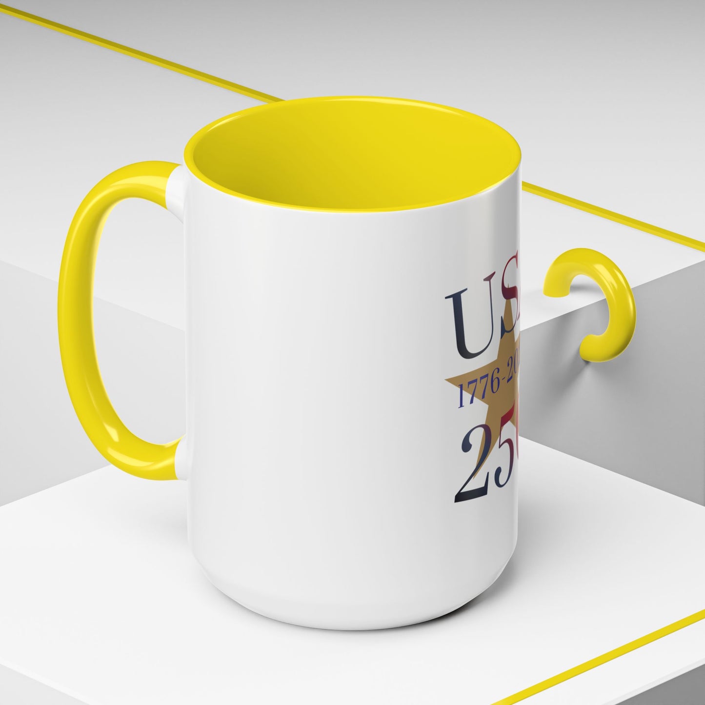 USA 250th Anniversary 1776 Accent Coffee Mug (11/15 oz)