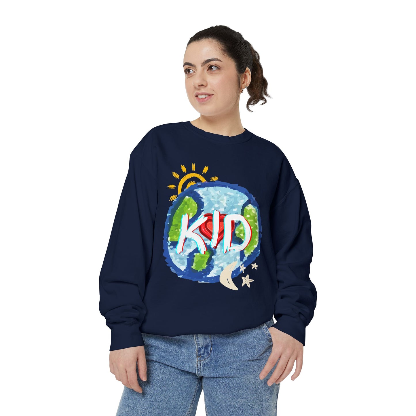 Kid World Graphic Unisex Sweatshirt