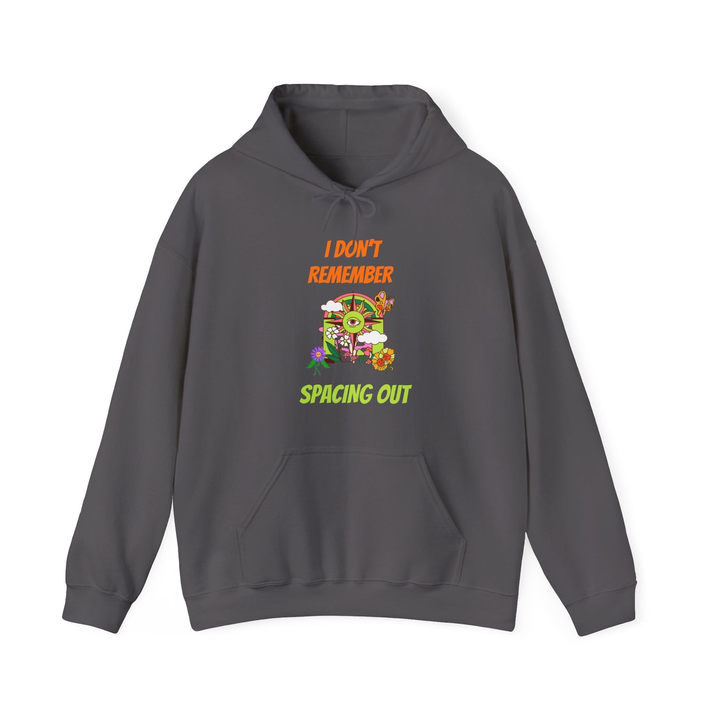 I Dont Remember Spacing Out Unisex Heavy Blend™ Hooded Sweatshirt, funny shirts, hoodies, gifts for friends, gender neutral, graphic art