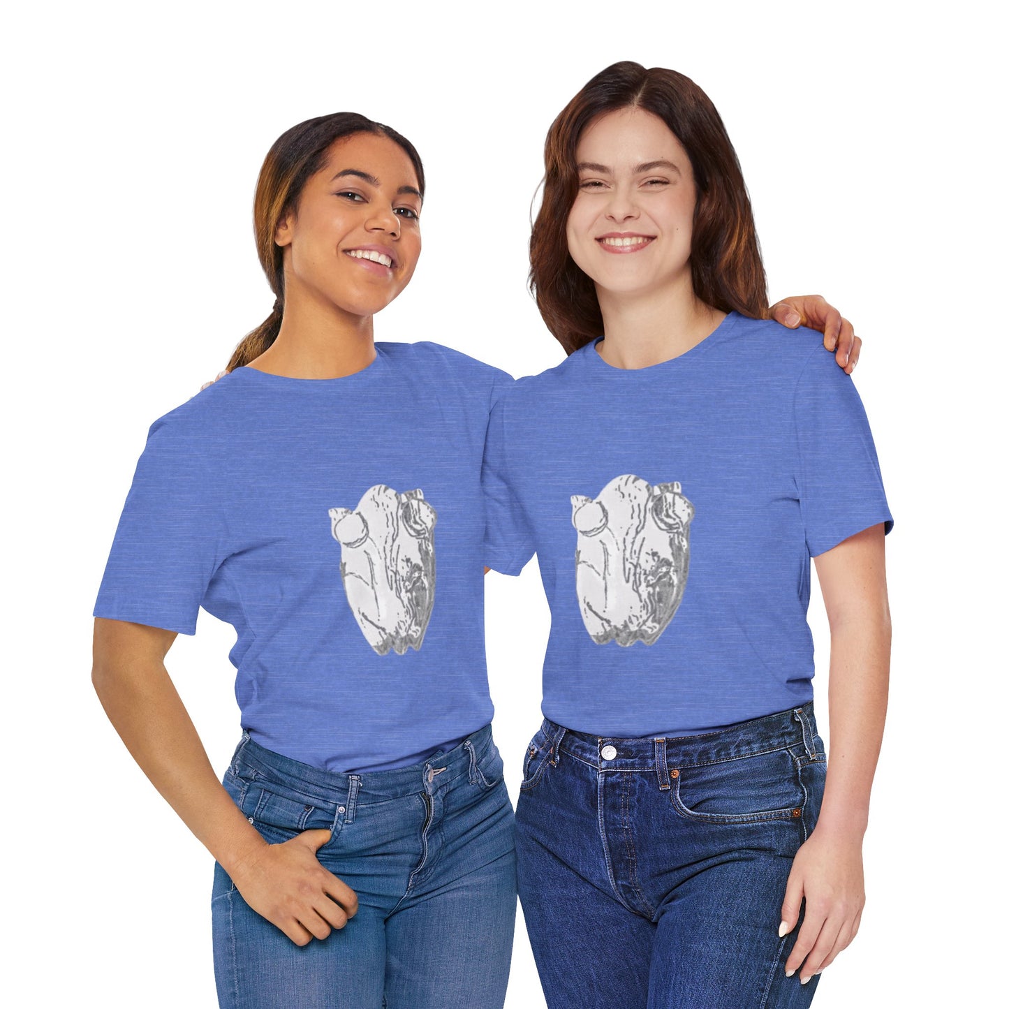White Frog Unisex Tee - Nature and Animals Gender Neutral T-Shirt