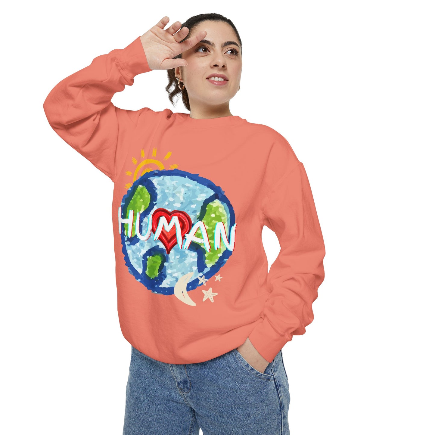 Human World Graphic Unisex Sweatshirt