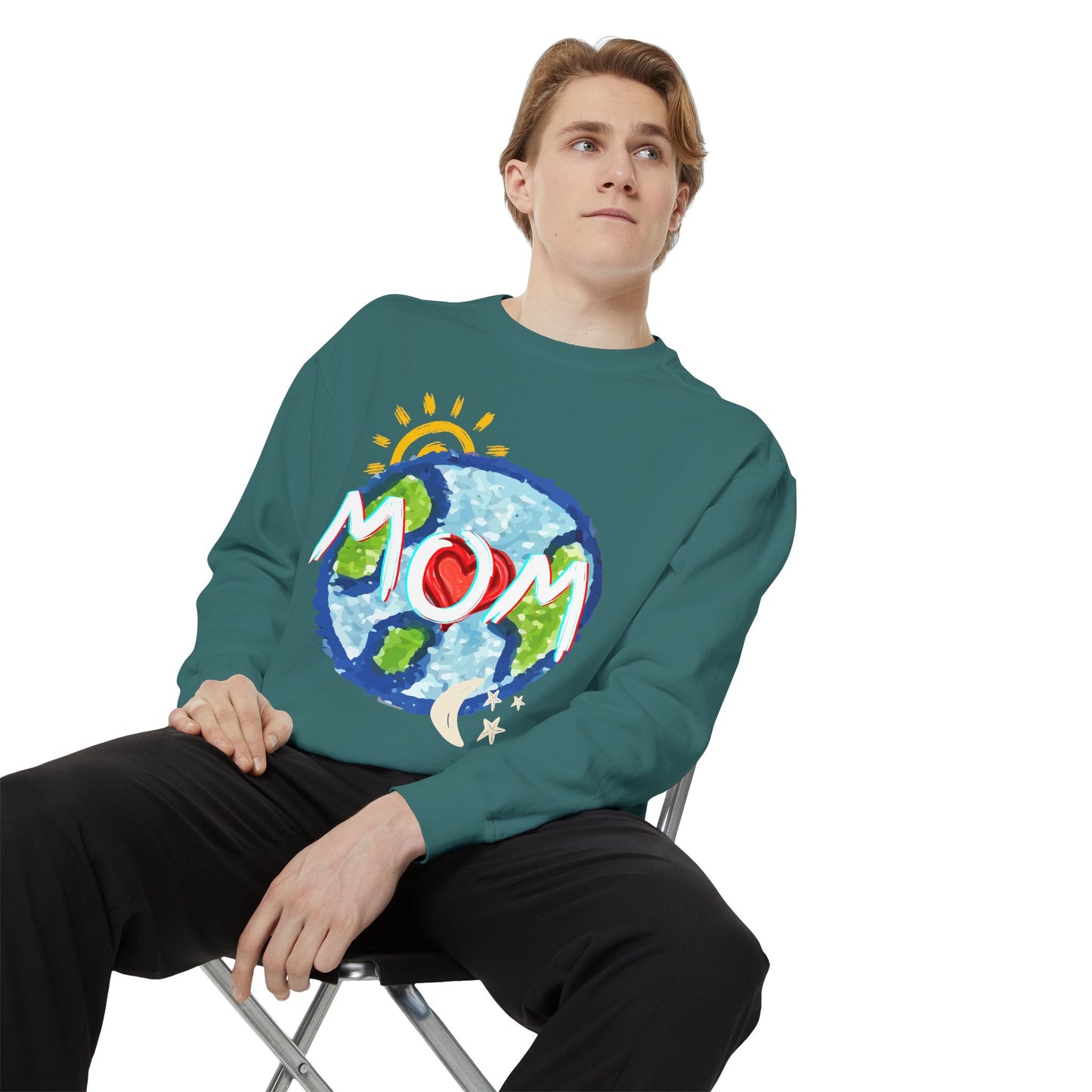Mom’s World Graphic Unisex Sweatshirt for Mother’s Day