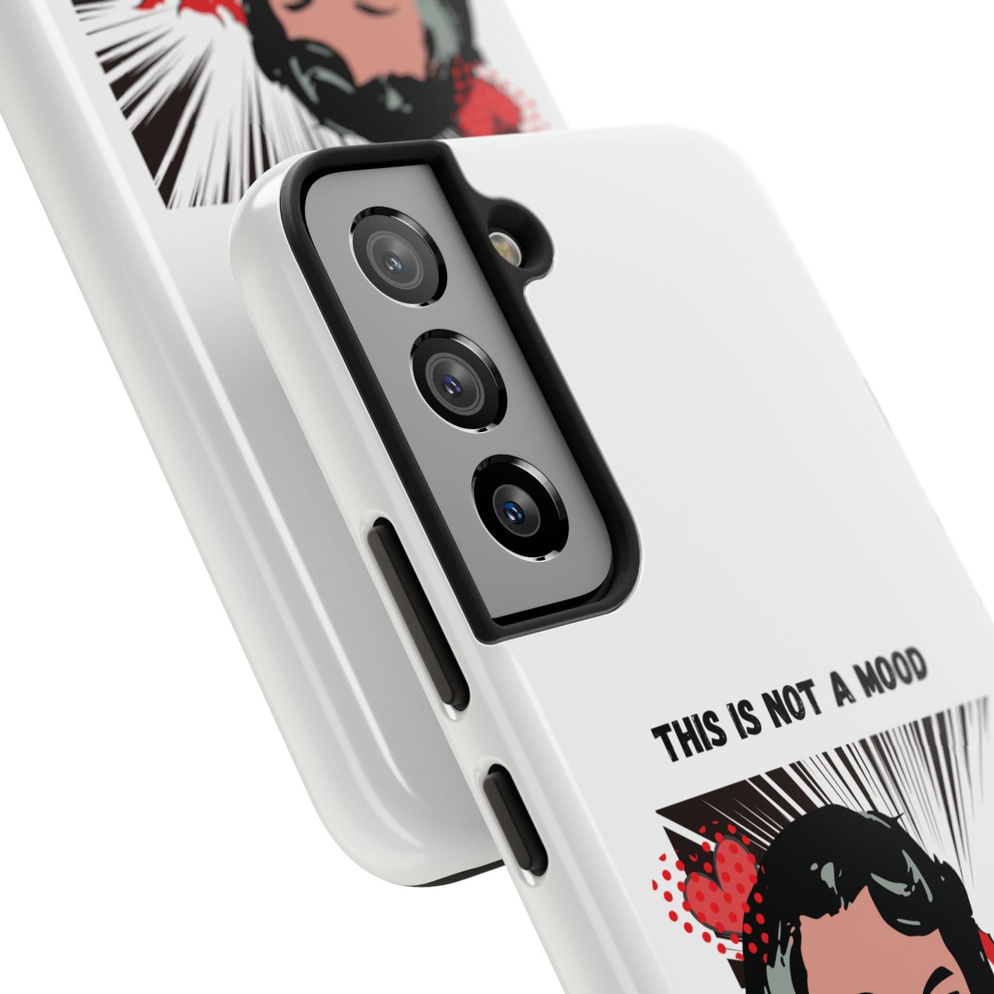 This is Not a Mood Tough Phone Cases, iPhone & Samsung cases, wireless charging, attitude, snarky, fun, gifts for women, gifts for friends