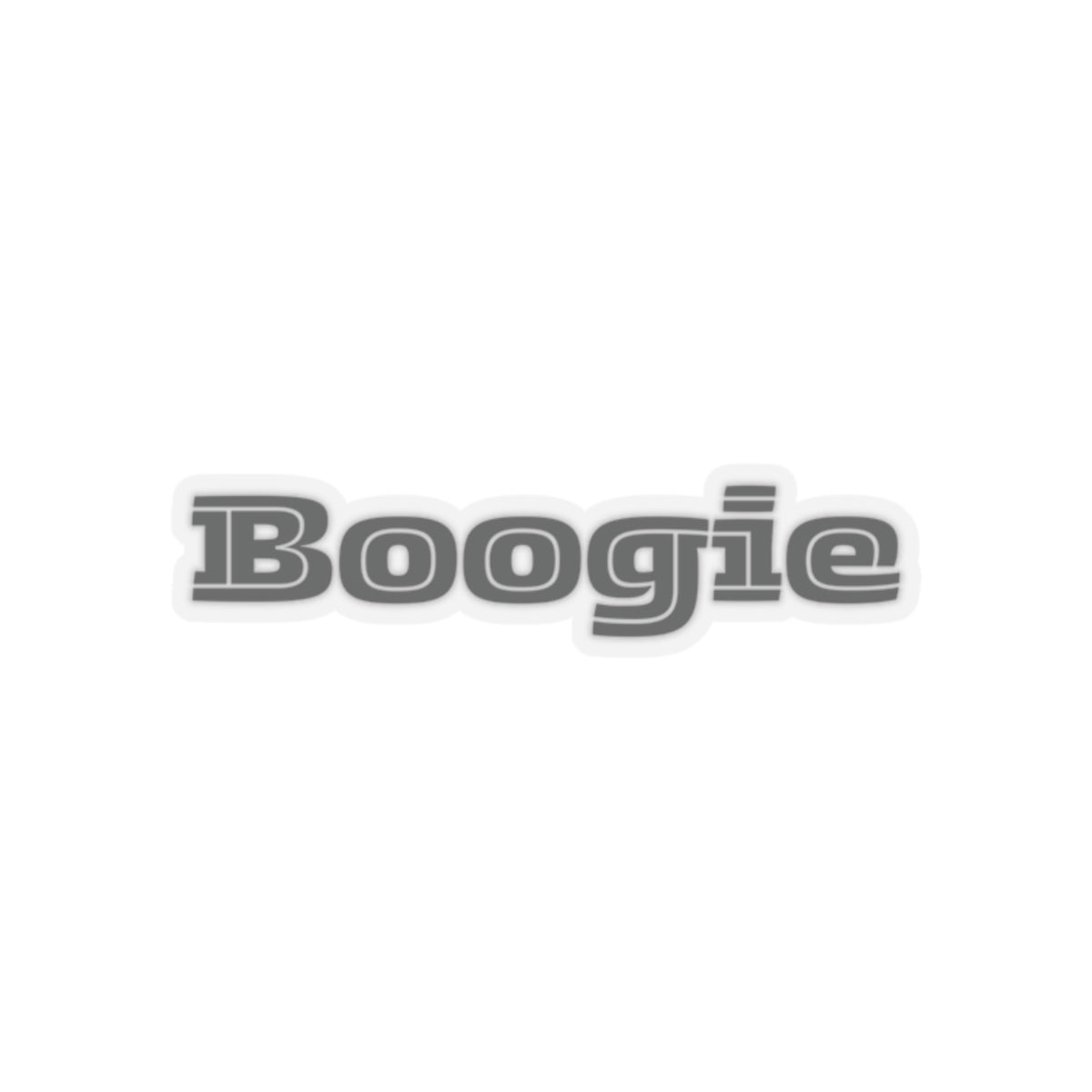 Boogie Black Kiss-Cut Stickers, Music Lover Decals, Disco Dance Party Decor, Vinyl Laptop Sticker, Groovy Car Sticker, Retro 70s Theme