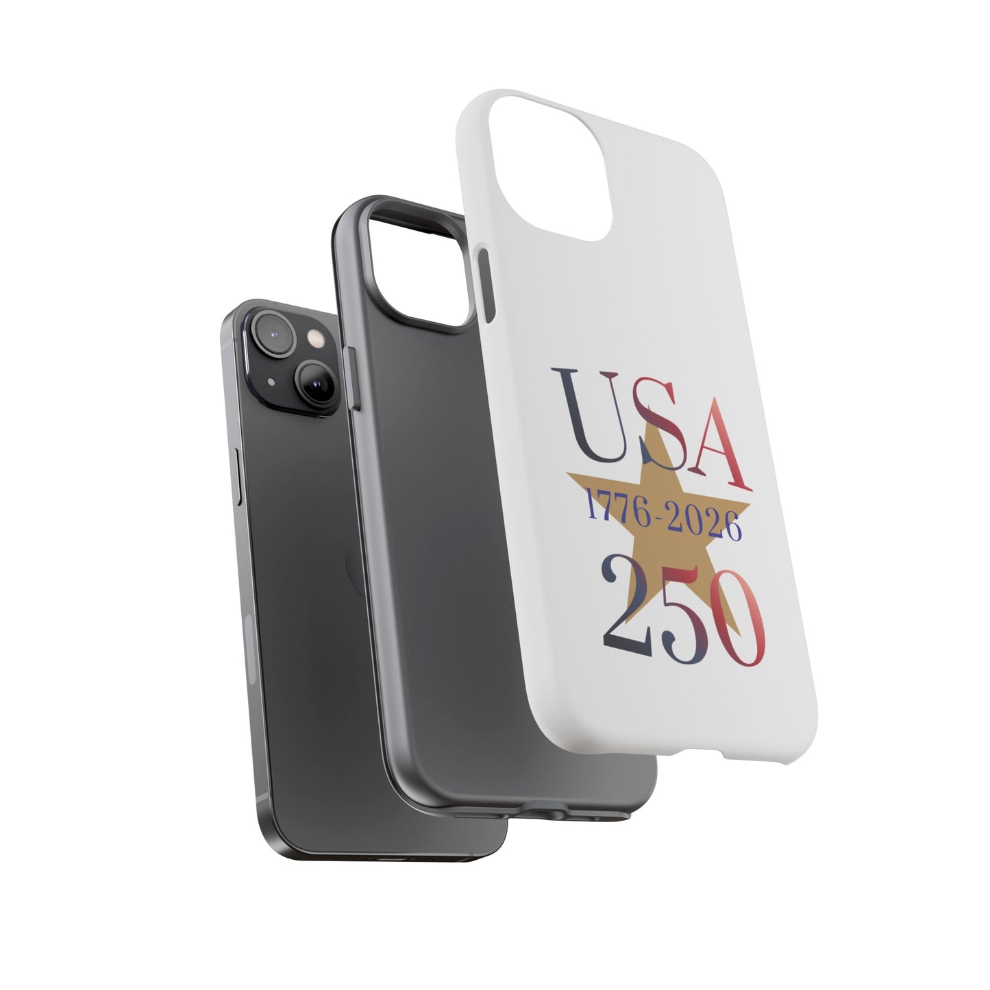 USA 250 Phone Case — 1776–2026 Bicentennial Celebration Protective Case