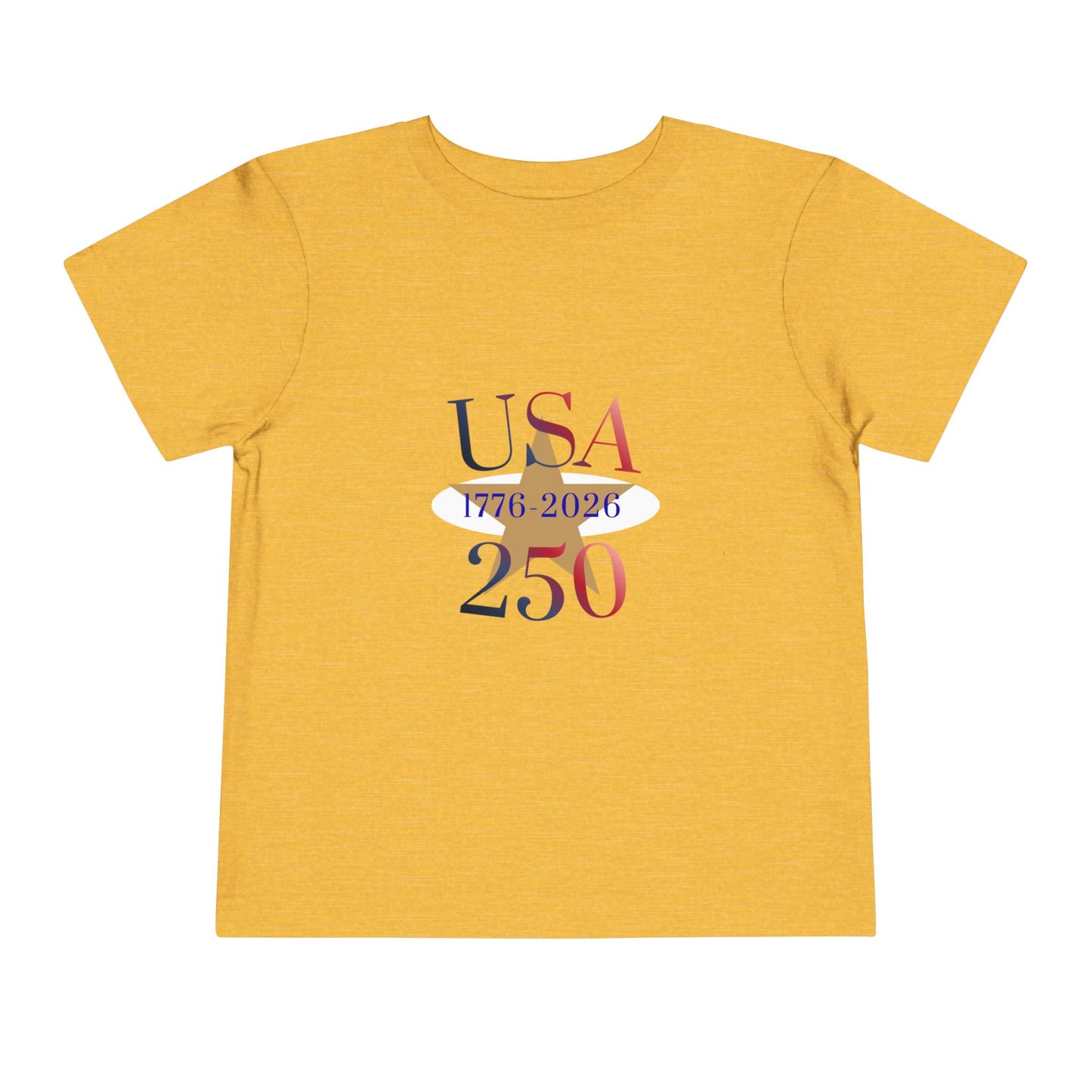Toddler Tee - USA 250 1776-2026 Patriotic Independence Day Shirt