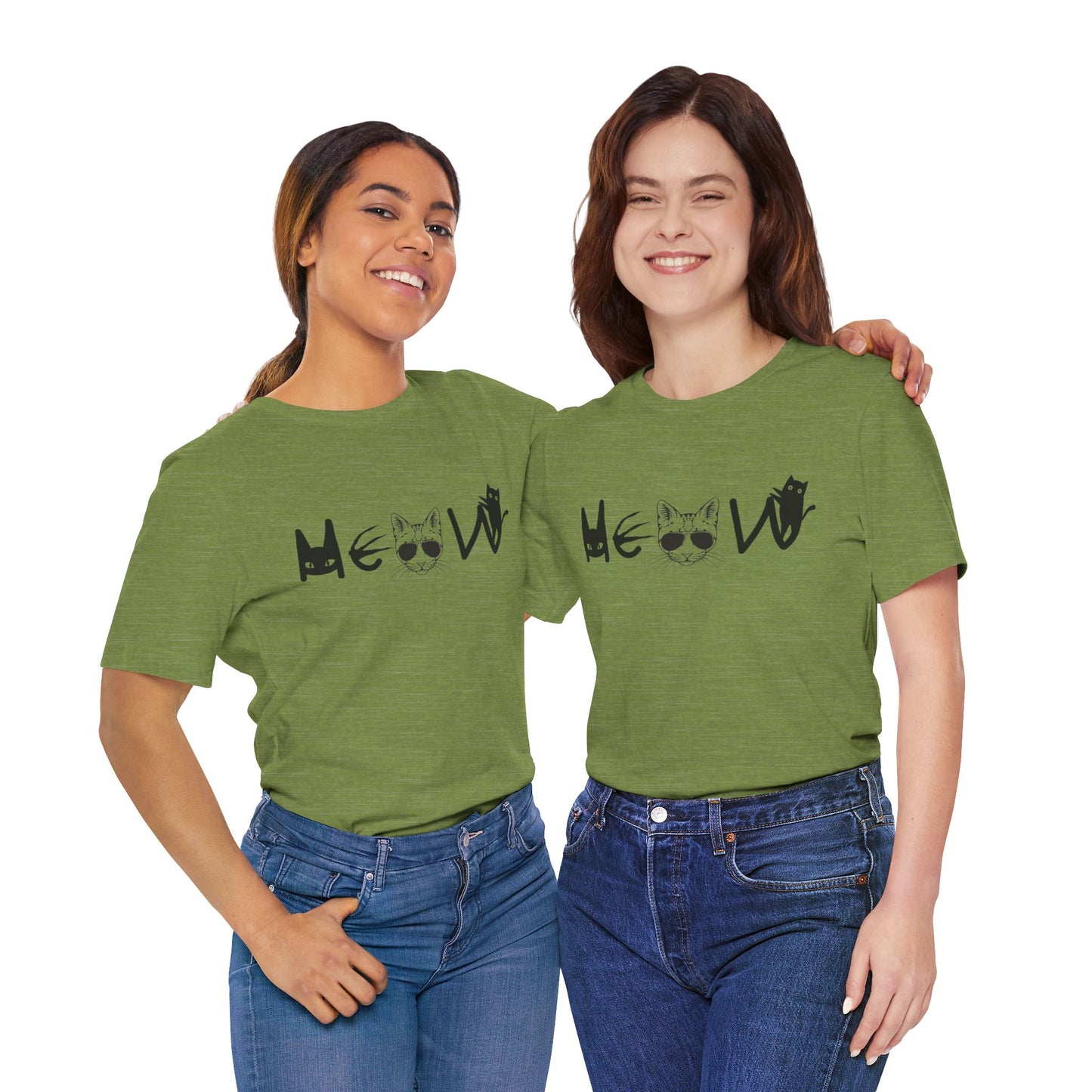 Meow Unisex Tee - Cats, Sassy, Fun Shirt for Halloween or Election Gift