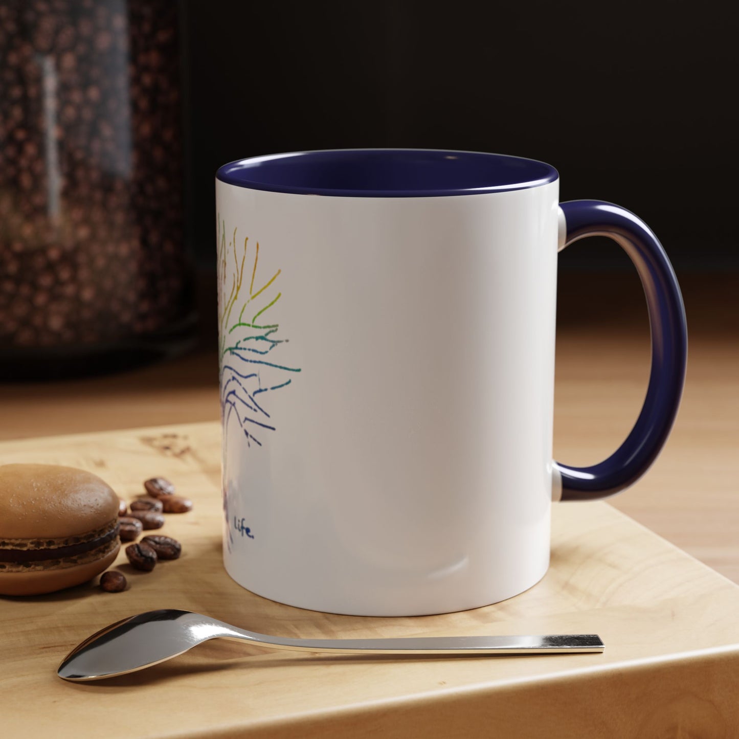Rainbow Tree Coffee Mug, It’s Just Life