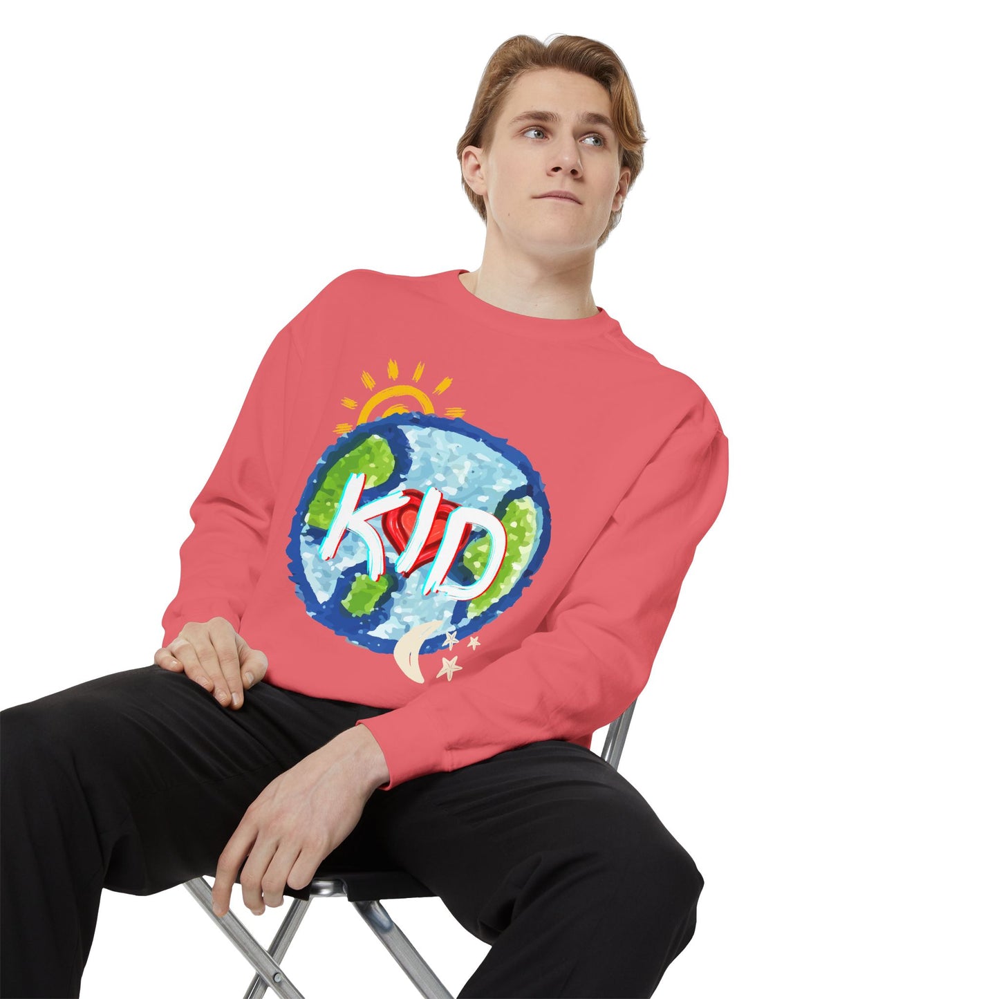 Kid World Graphic Unisex Sweatshirt