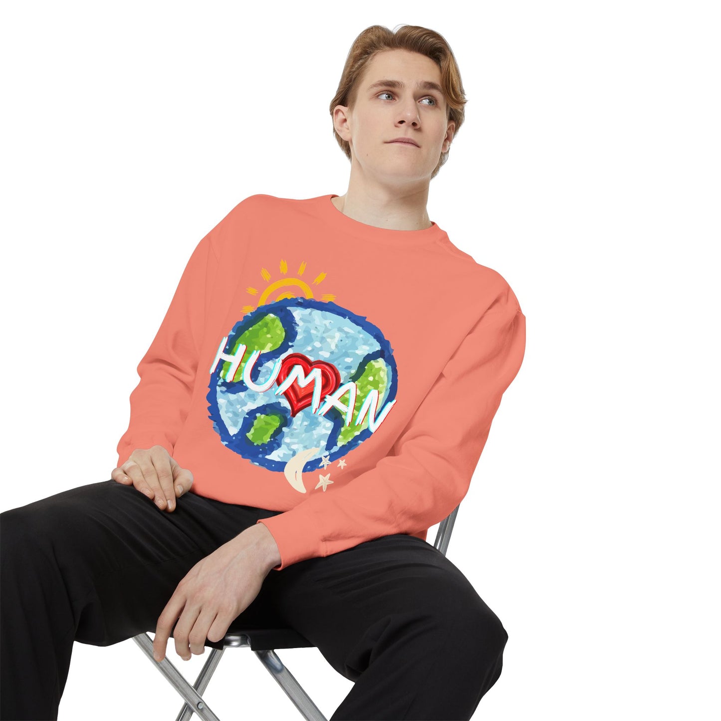 Human World Graphic Unisex Sweatshirt