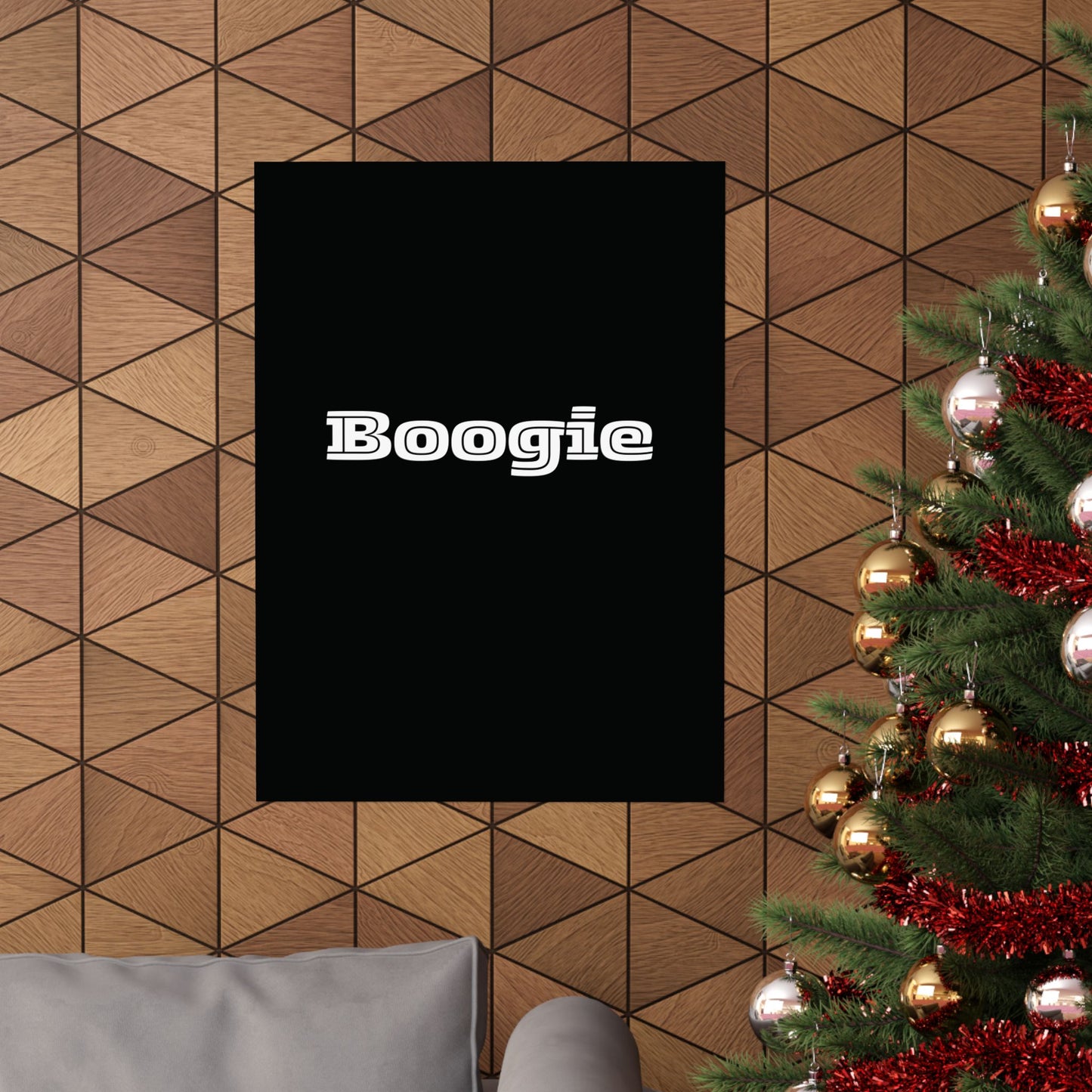 Boogie Black Matte Vertical Poster, Dance, Wall Art, You Frame, Home Decor, Dorm, Gift, Gender Neutral, Under 20 Dollars, Birthday Christmas