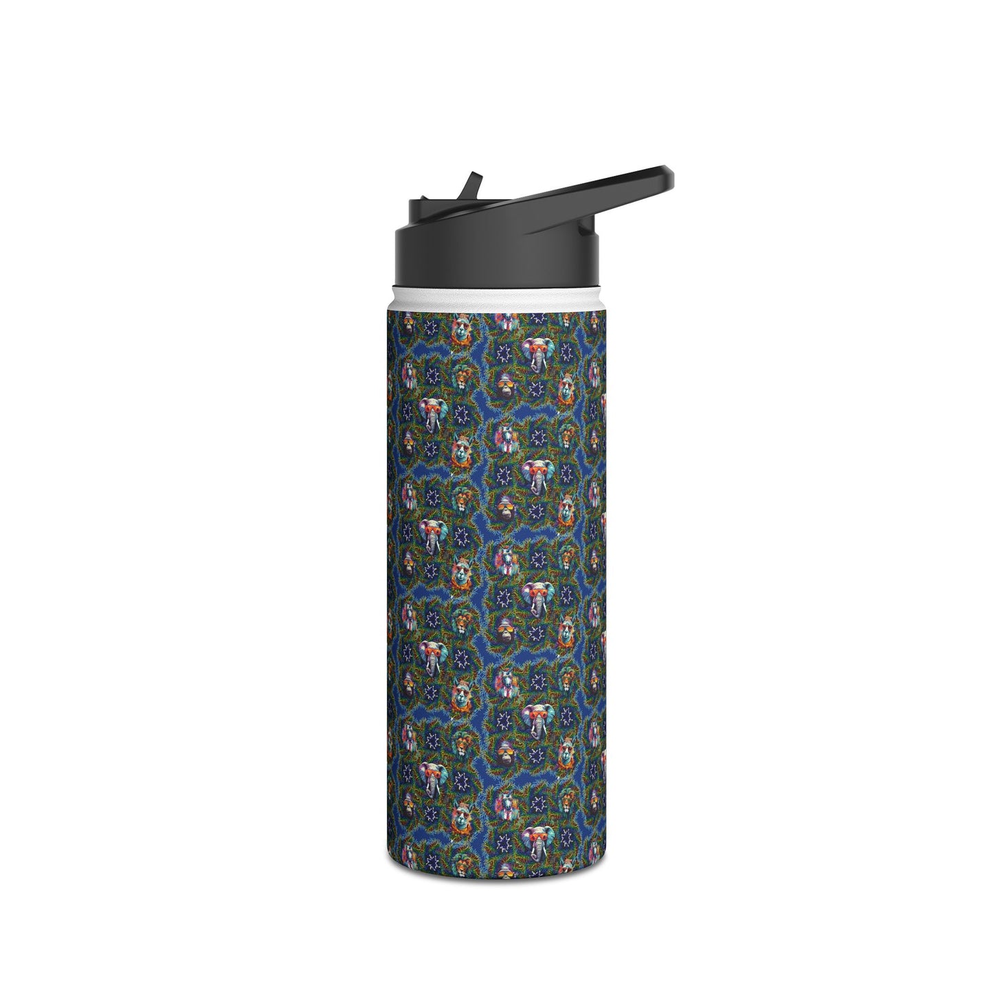Water Bottle, Wild & Cool Creatures Design, BPA-Free, Eco-Friendly, Kids Gift