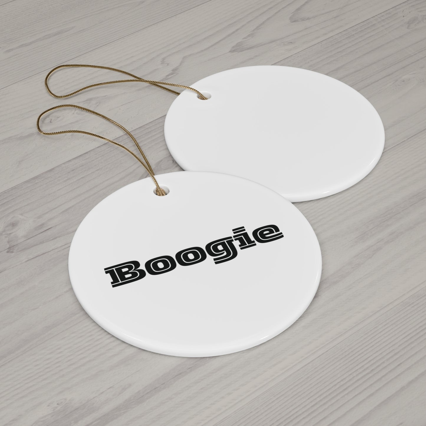 Boogie White & Black Hanging Ornament, dance, decor, Circle Snowflake Heart Star, Holiday Gifts all ages Christmas men women teens friends