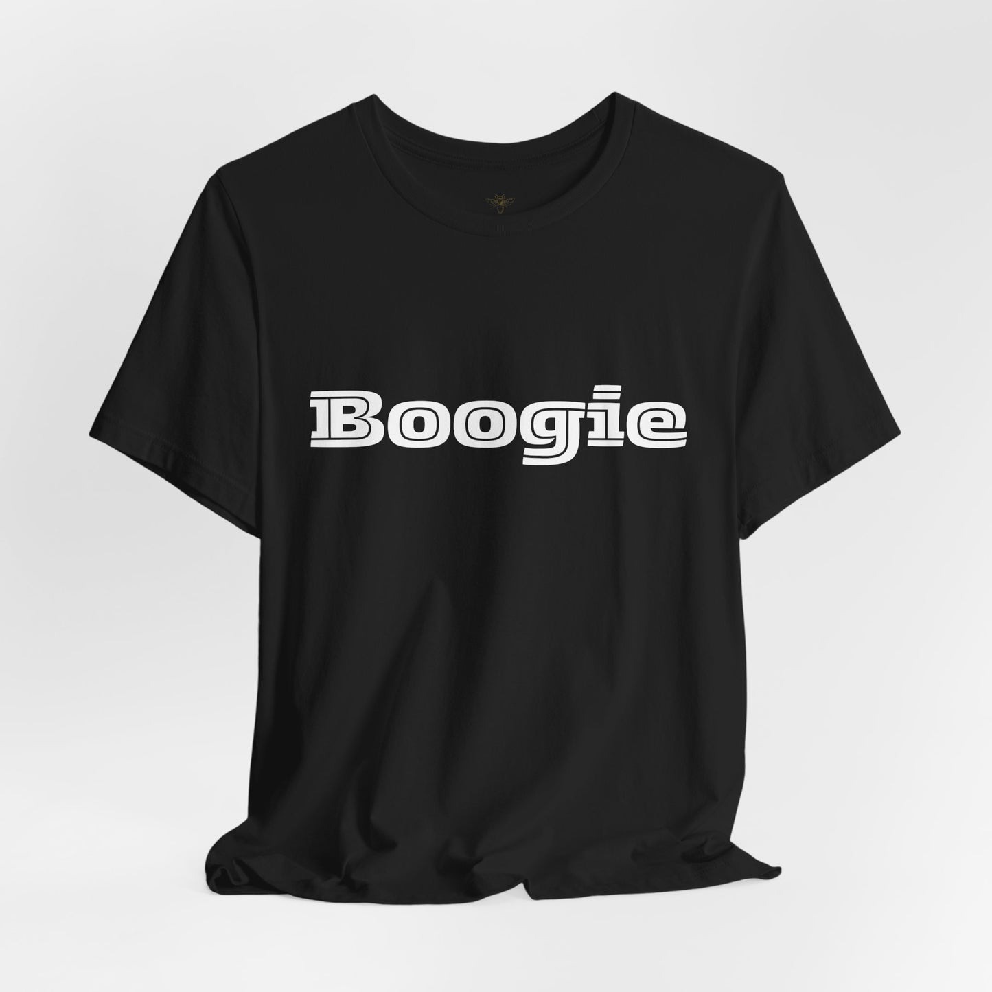 Boogie Black or White Unisex Fun Shirts, Dance, Gift, Comfy, Soft, Casual, Gender Neutral, Short Sleeve Tee, Women, Men, Teens, Friends