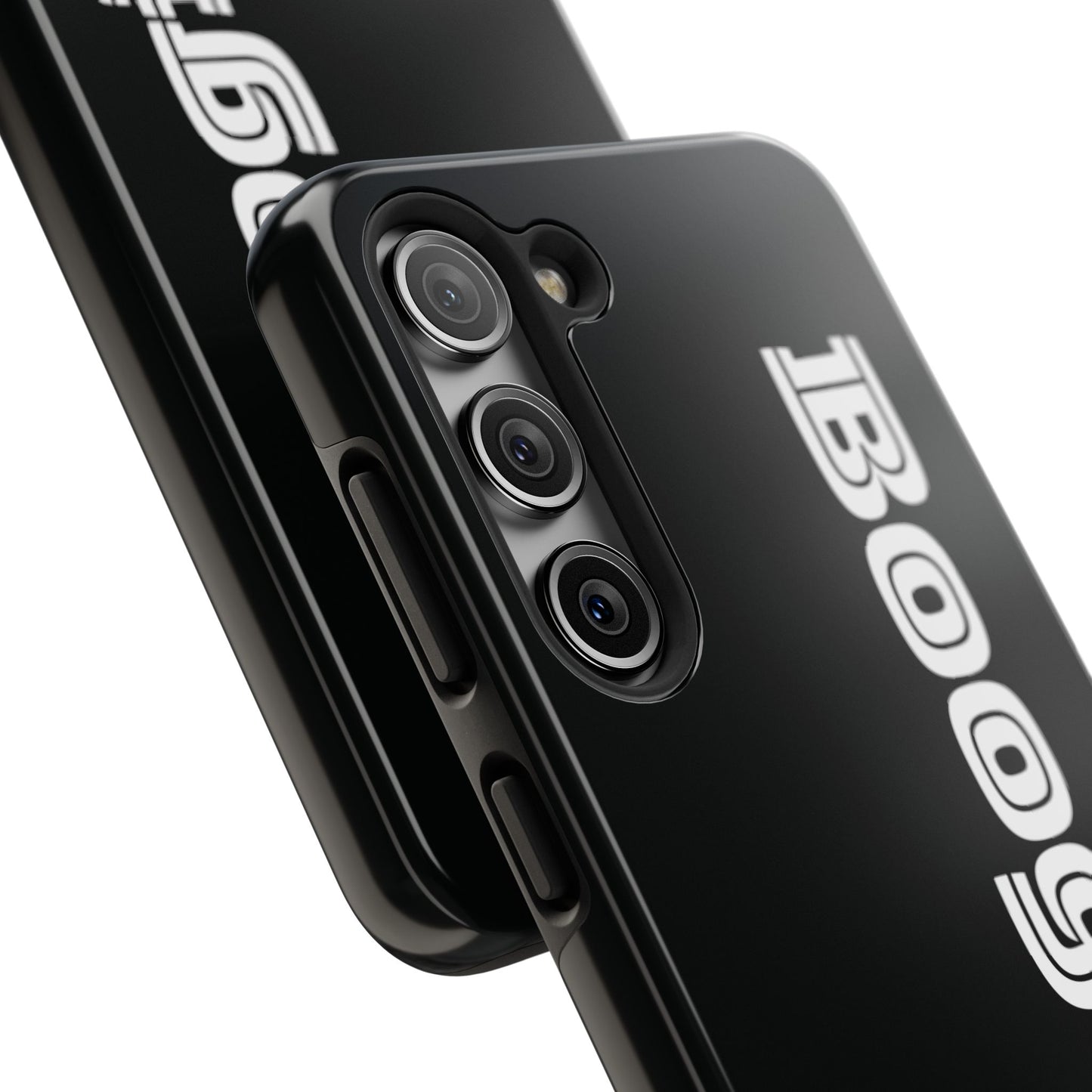 Boogie Black Tough Phone Cases, iPhone Samsung cases, wireless charging, gender neutral women men friends kids teens gift birthday Christmas