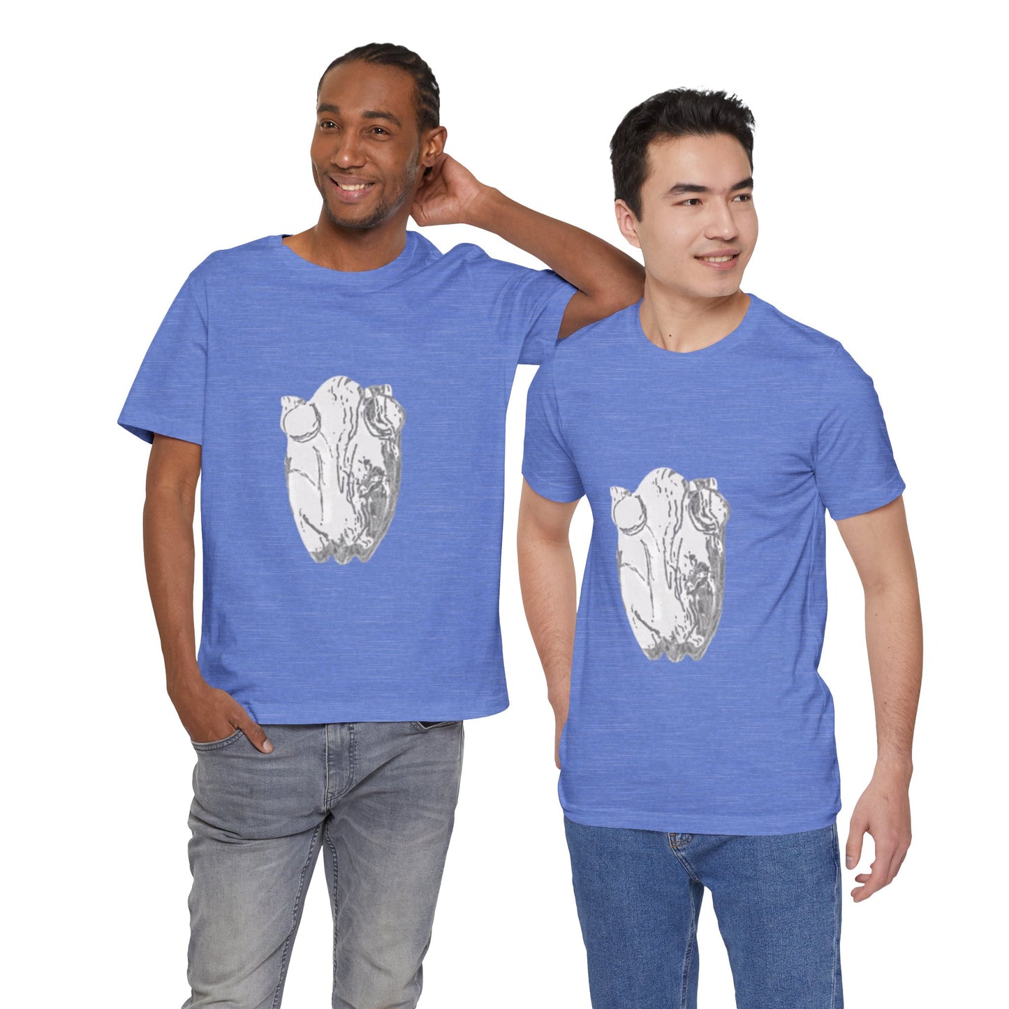 White Frog Unisex Tee - Nature and Animals Gender Neutral T-Shirt