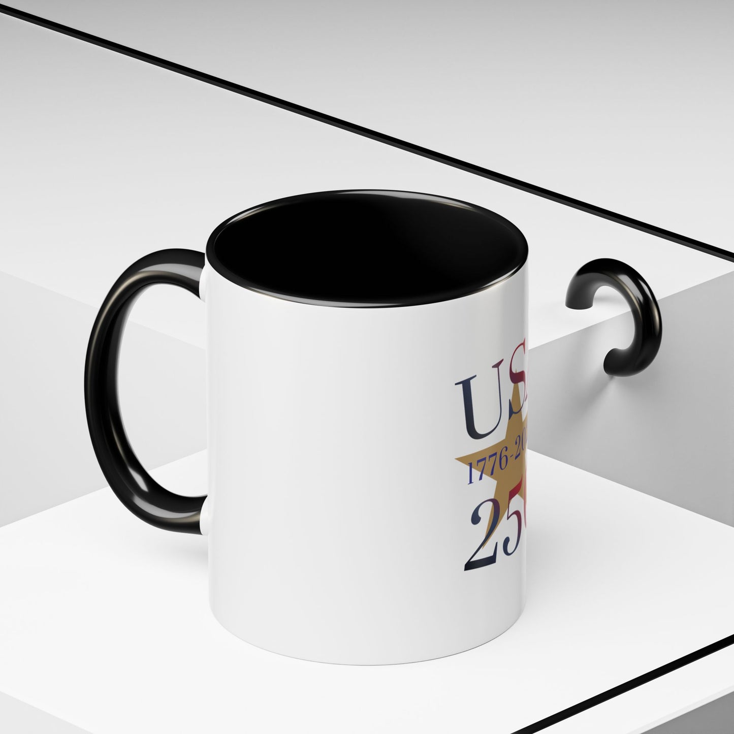 USA 250th Anniversary 1776 Accent Coffee Mug (11/15 oz)