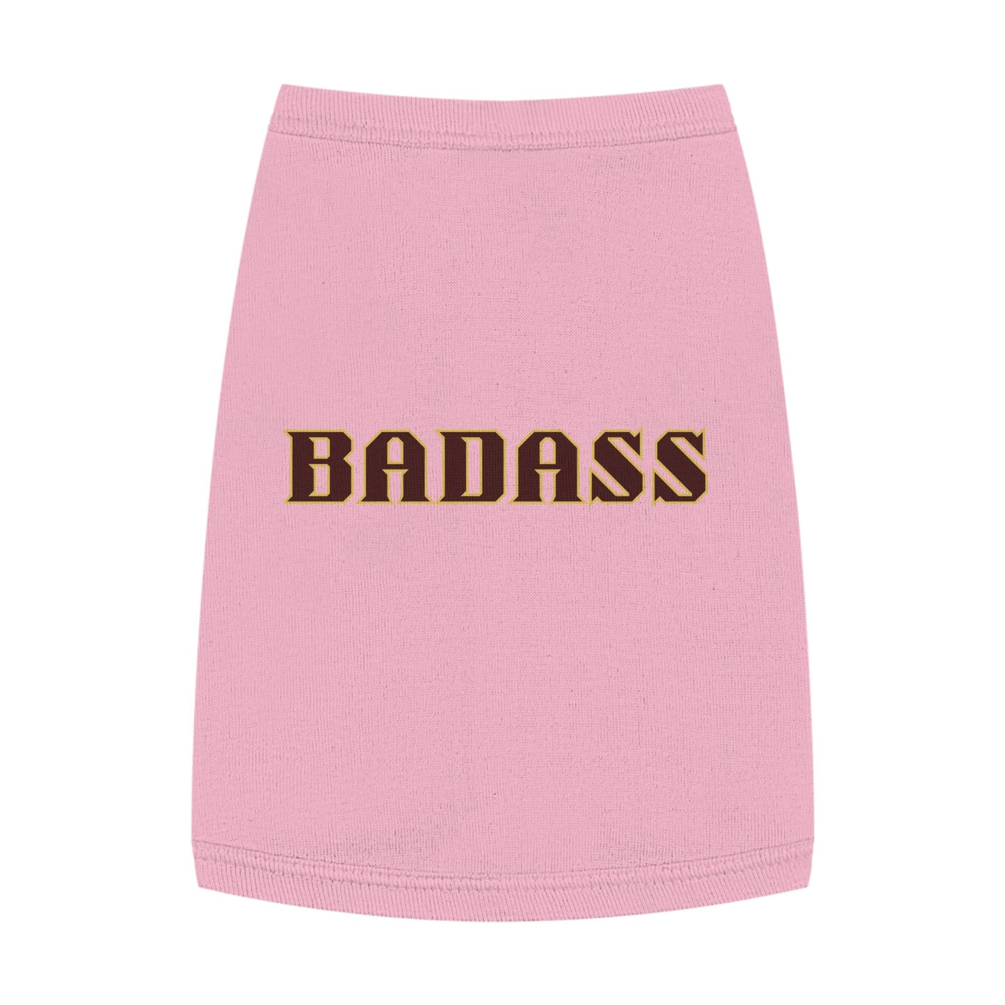 Badass Pet Tank Top, funny, snarky, attitude, bold, dog clothes, gifts, pet fashions, furry friends, cotton, dog shirts, cat shirts